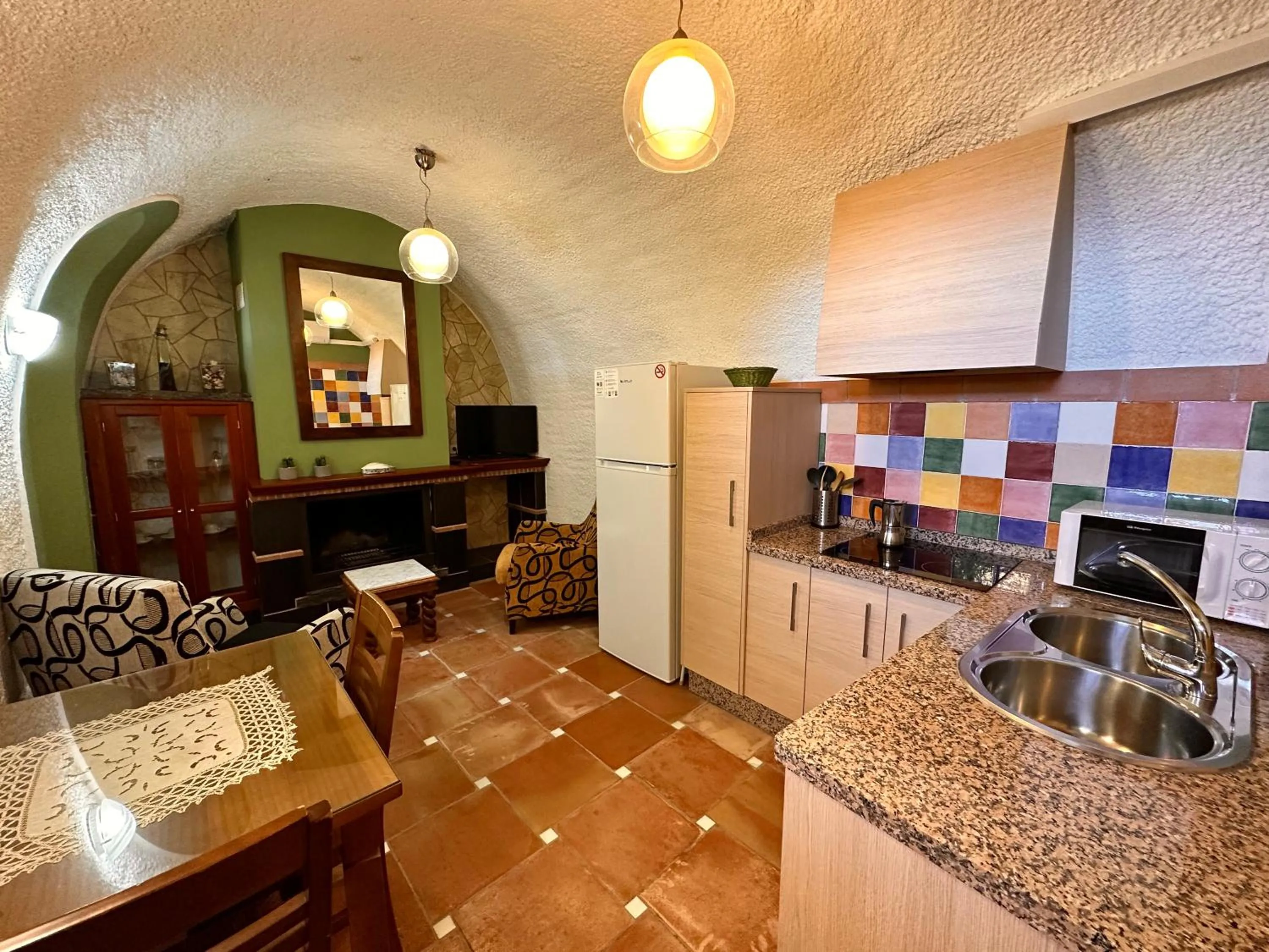 Kitchen or kitchenette in Cuevas La Granja