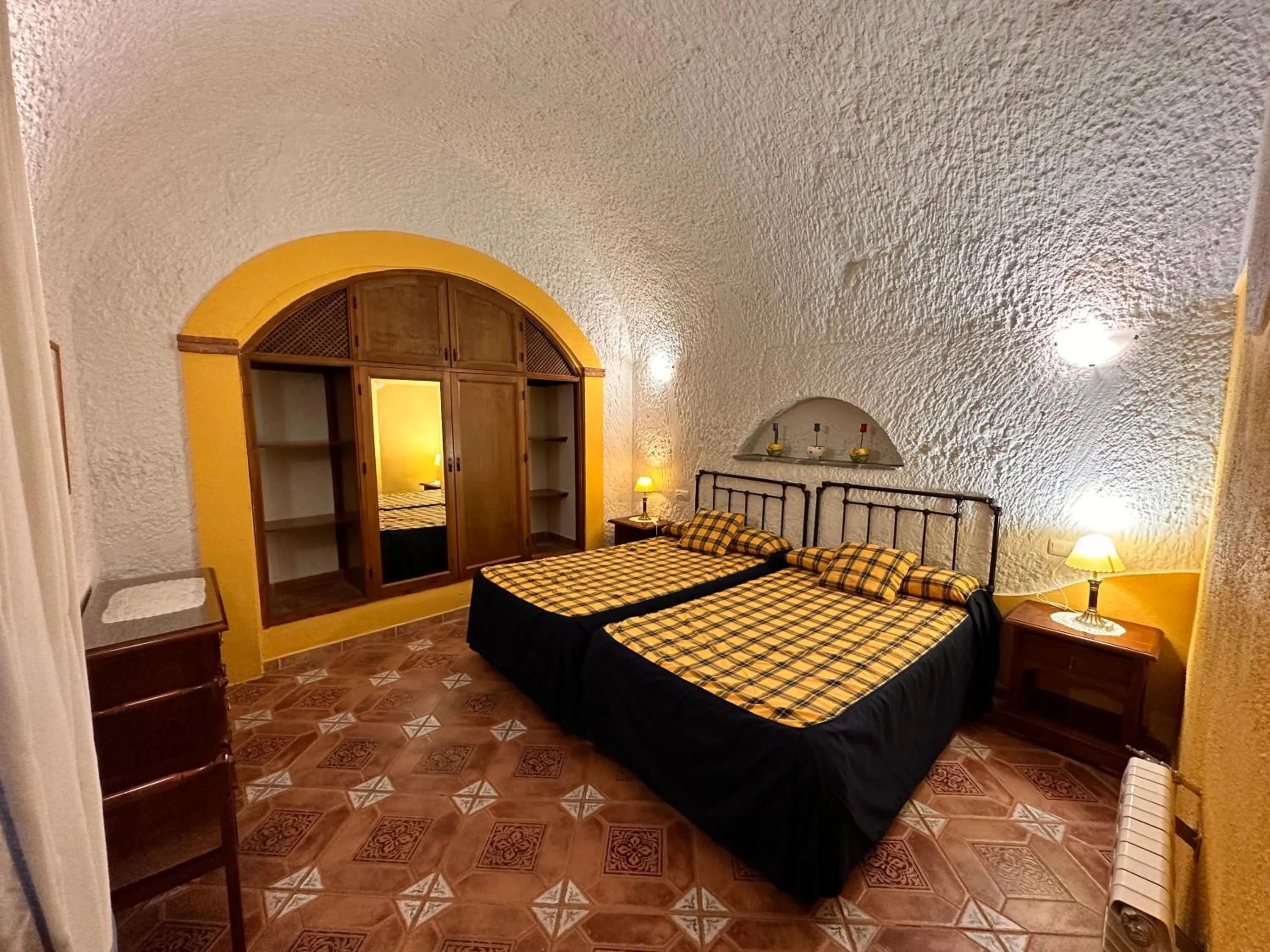 Bedroom, Bed in Cuevas La Granja