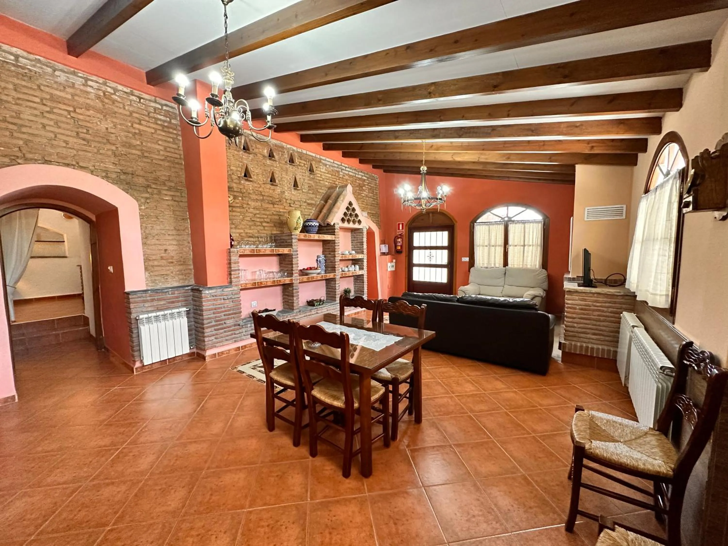 Living room in Cuevas La Granja