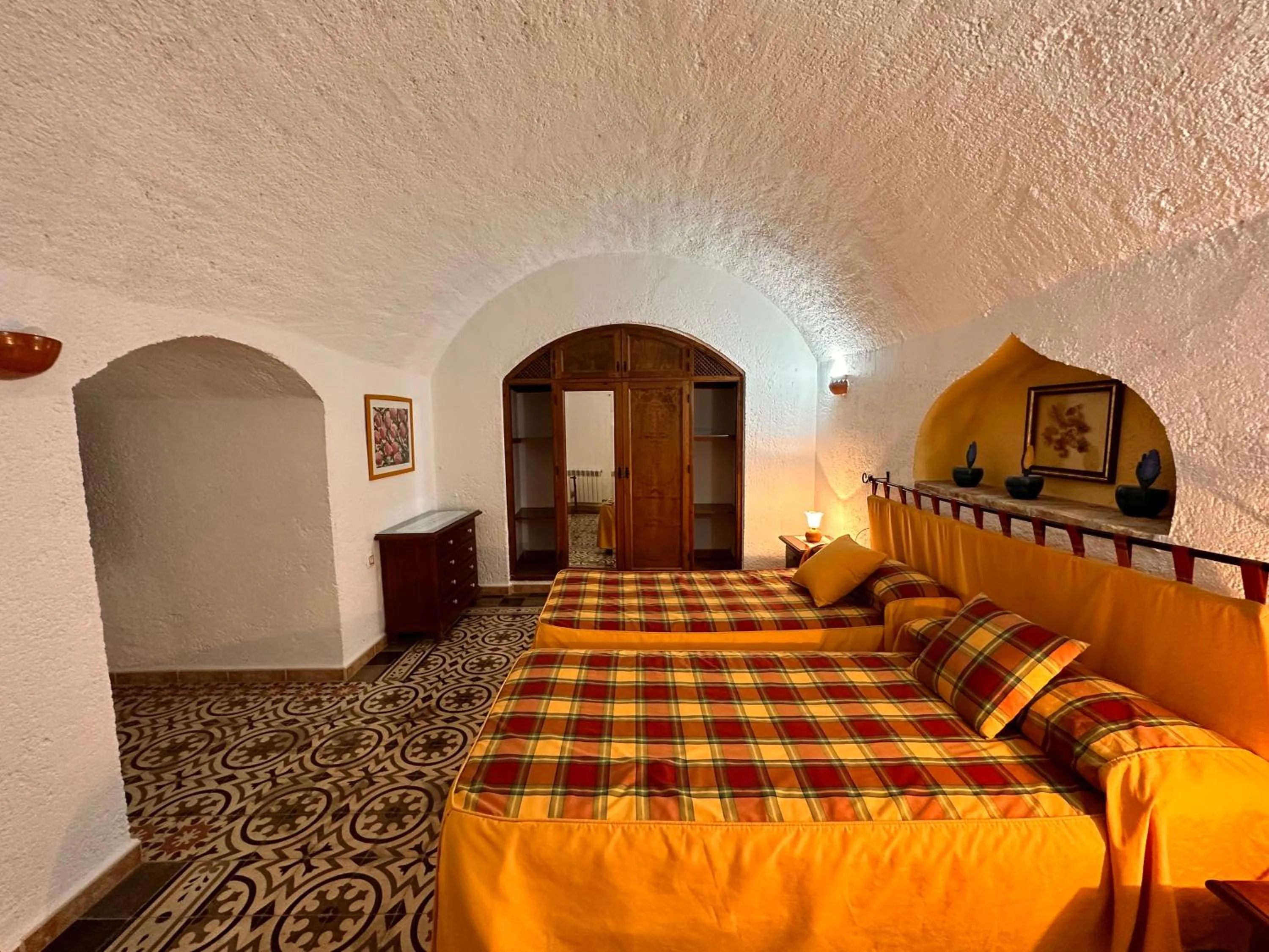 Bedroom, Bed in Cuevas La Granja