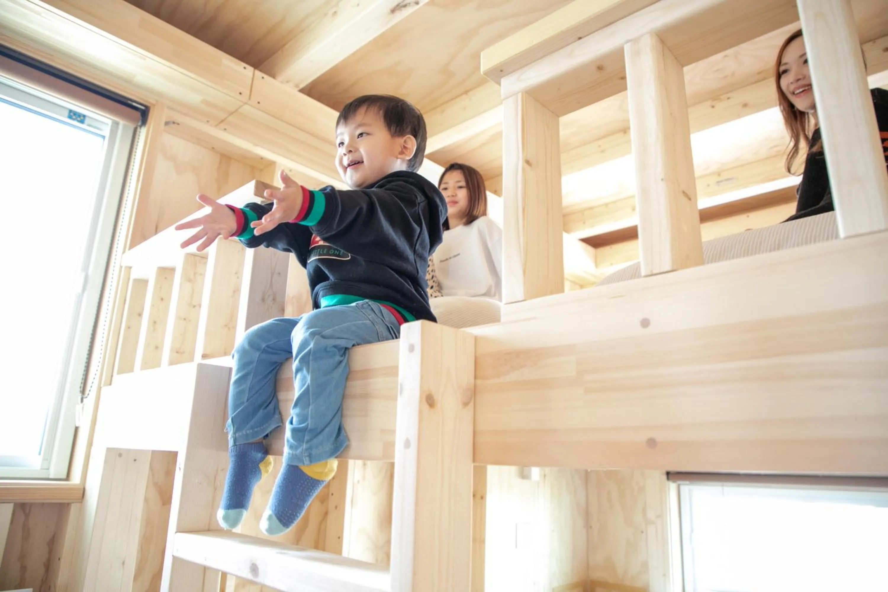 Bed in Okhotsk Ocean Villa AL MARE mombetsu