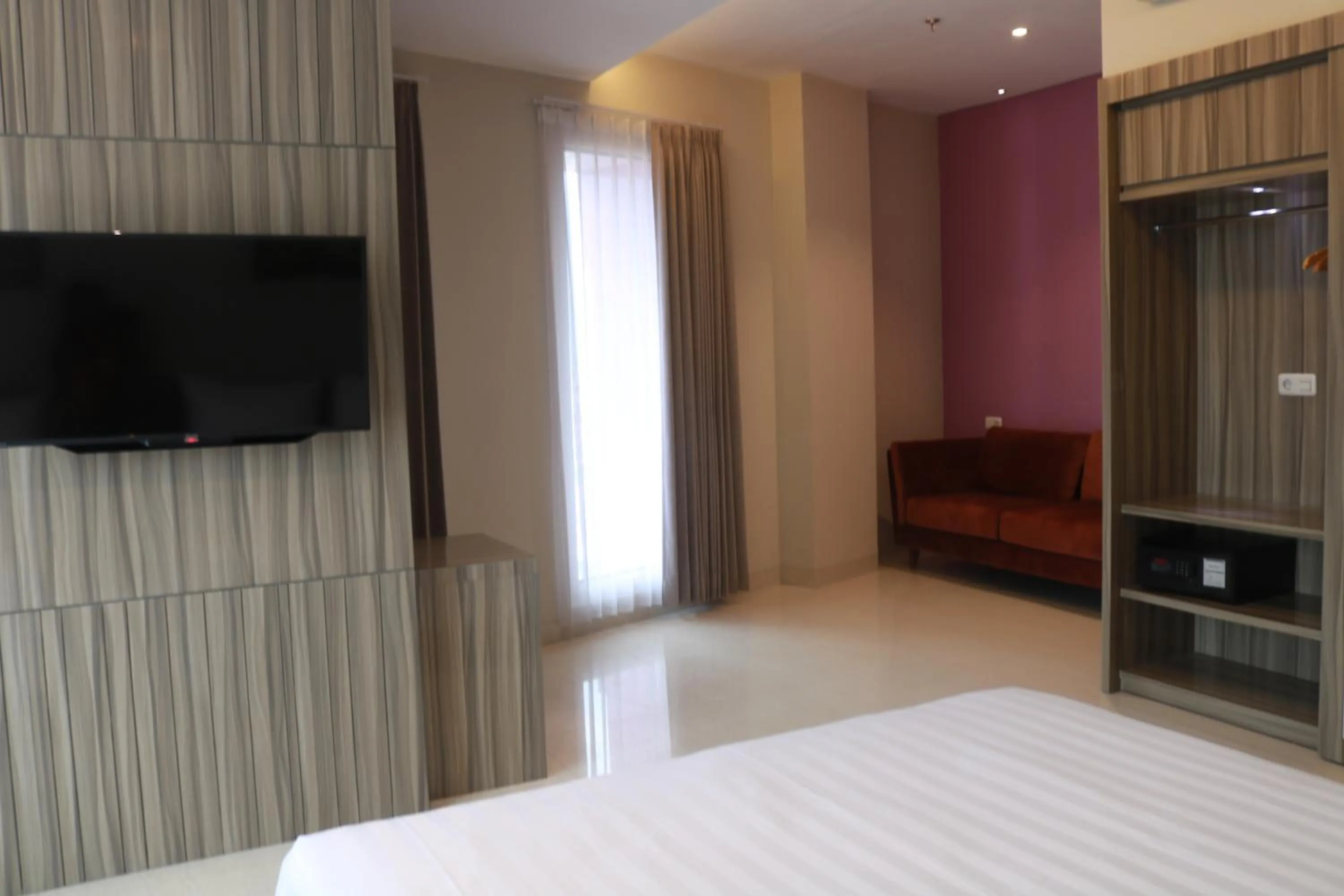 Bed in Surabaya River View Hotel