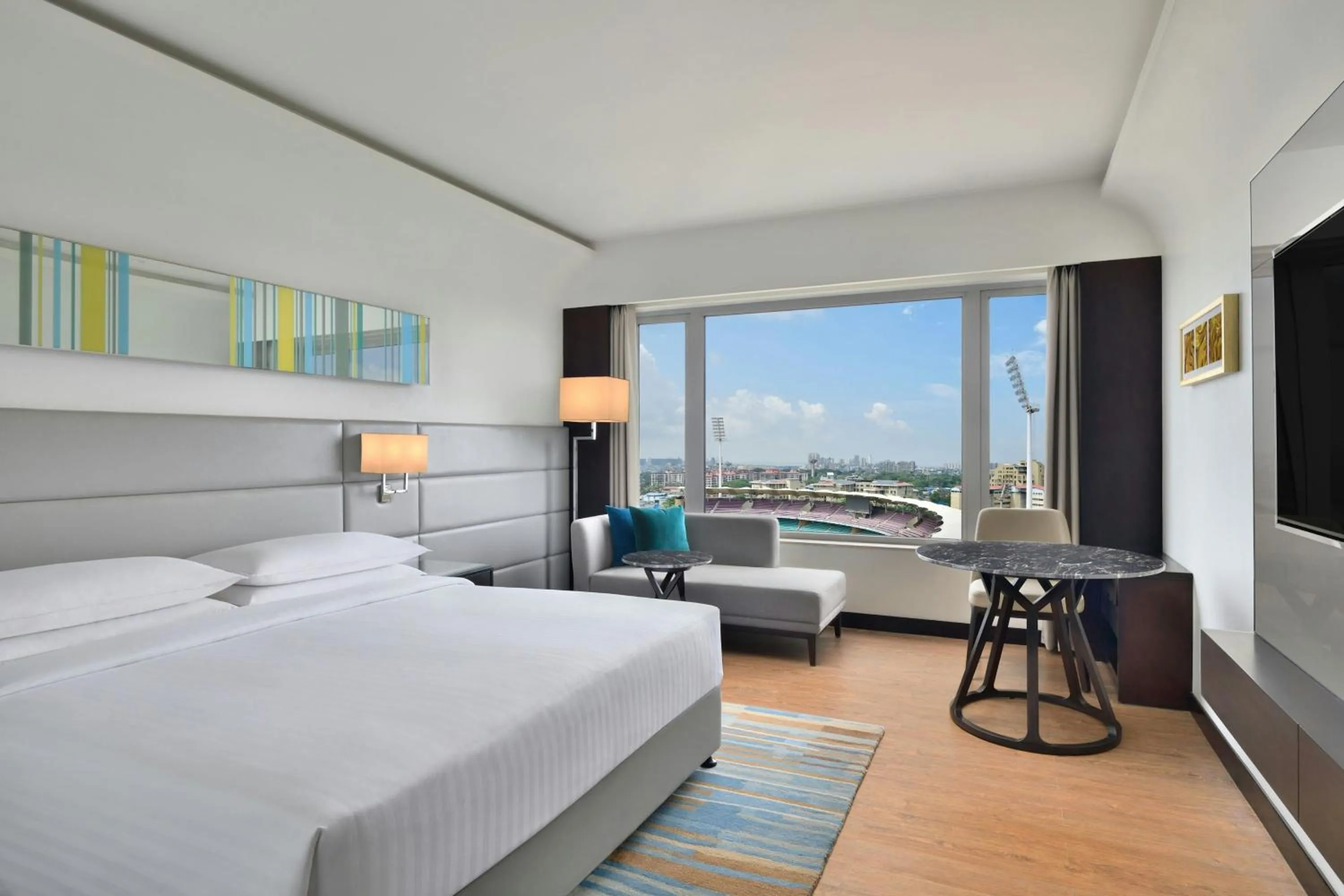 Photo of the whole room, Bed in Courtyard by Marriott Navi Mumbai