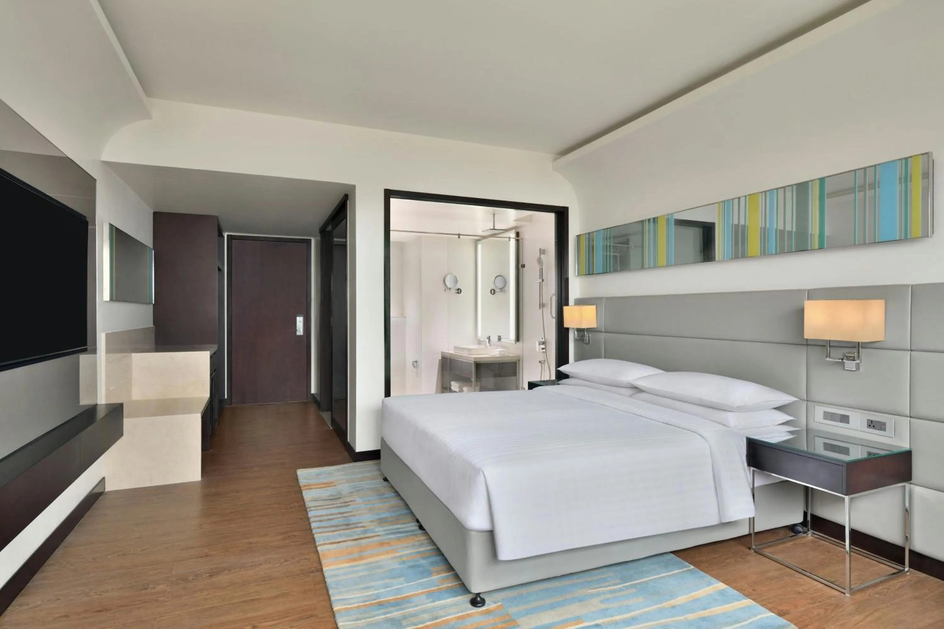 Photo of the whole room, Bed in Courtyard by Marriott Navi Mumbai