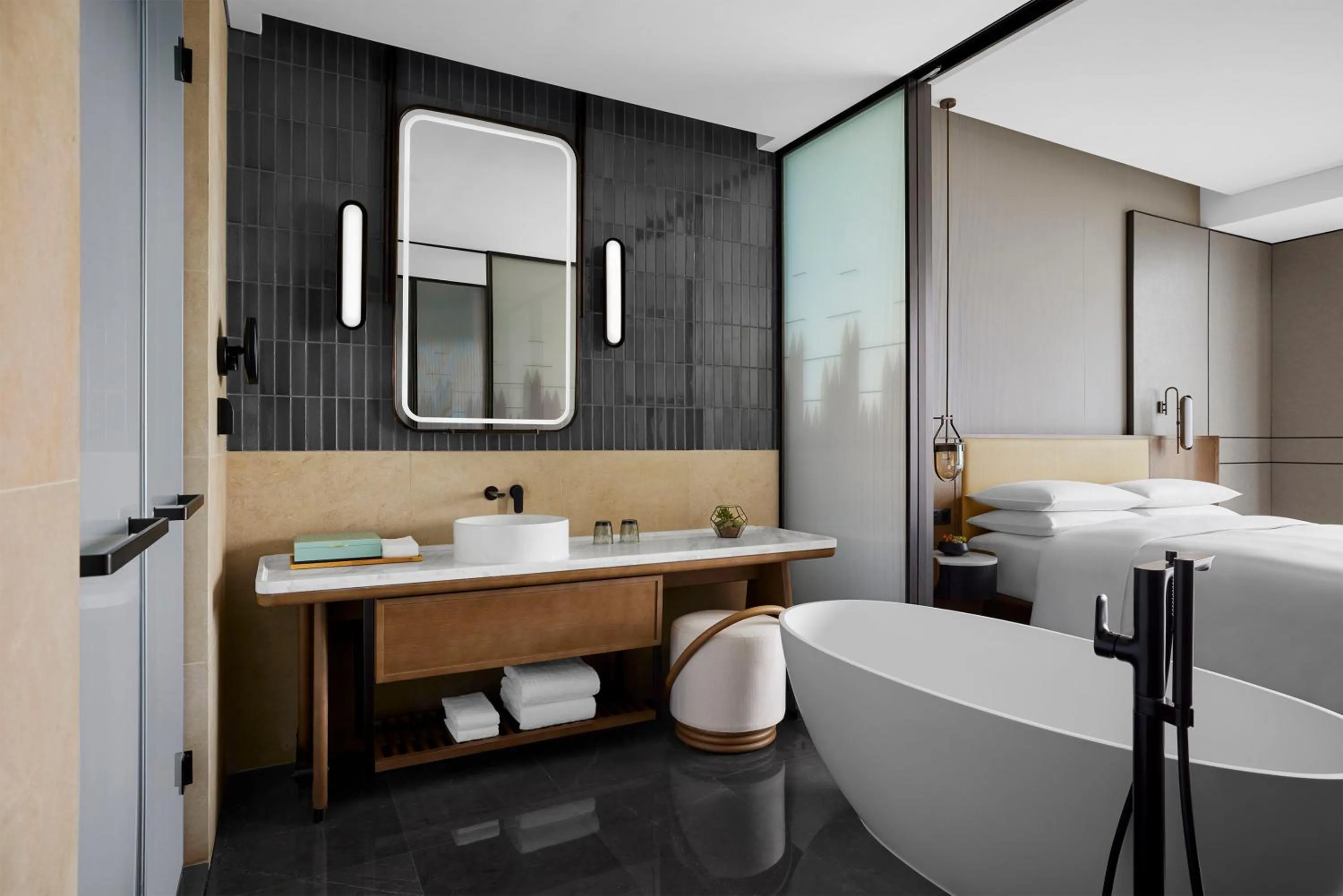 Bathroom in Nantong Marriott Hotel