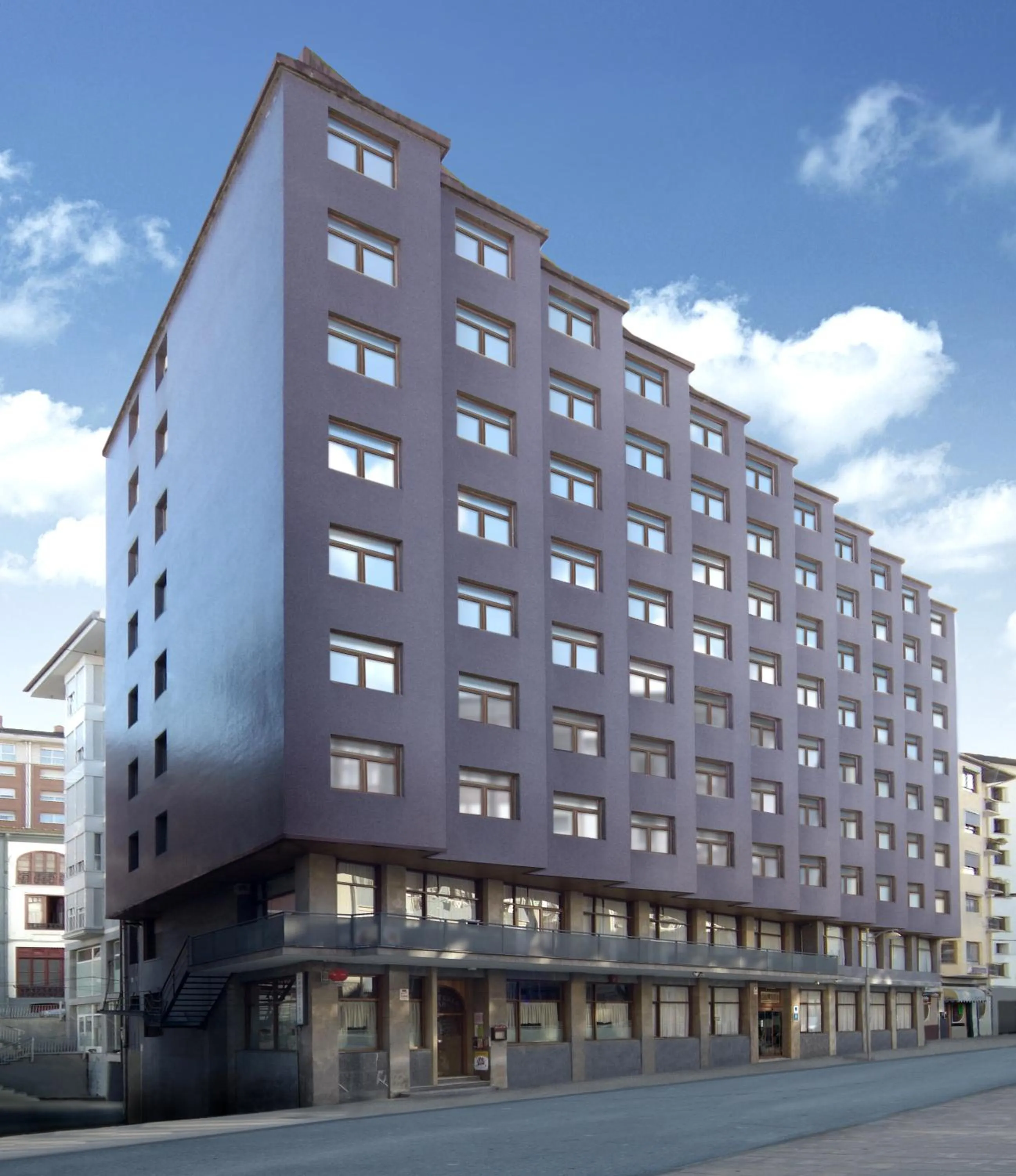 Property building in Hotel Unzaga Plaza