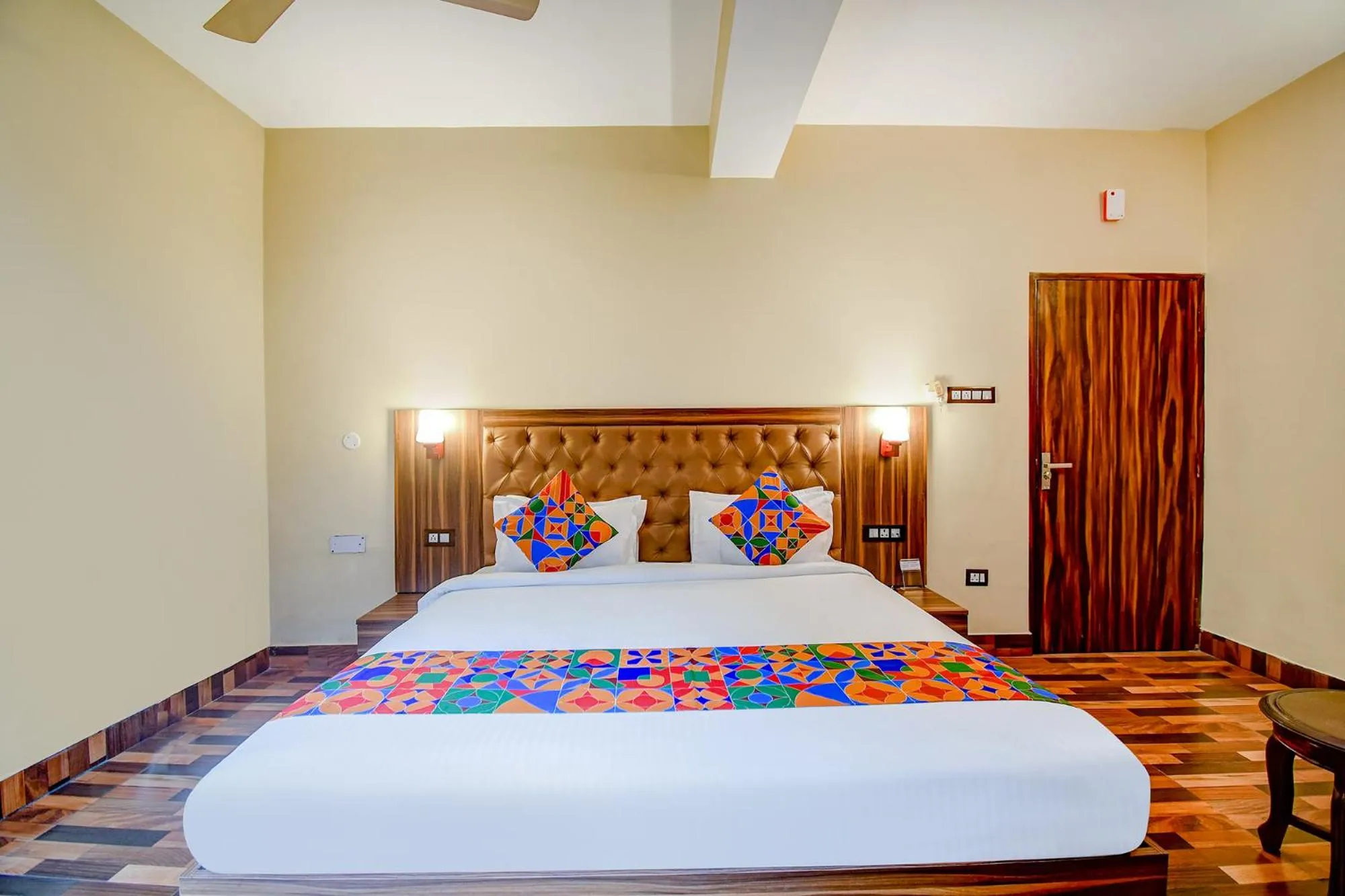 Bed in FabHotel Rikhila's Regency