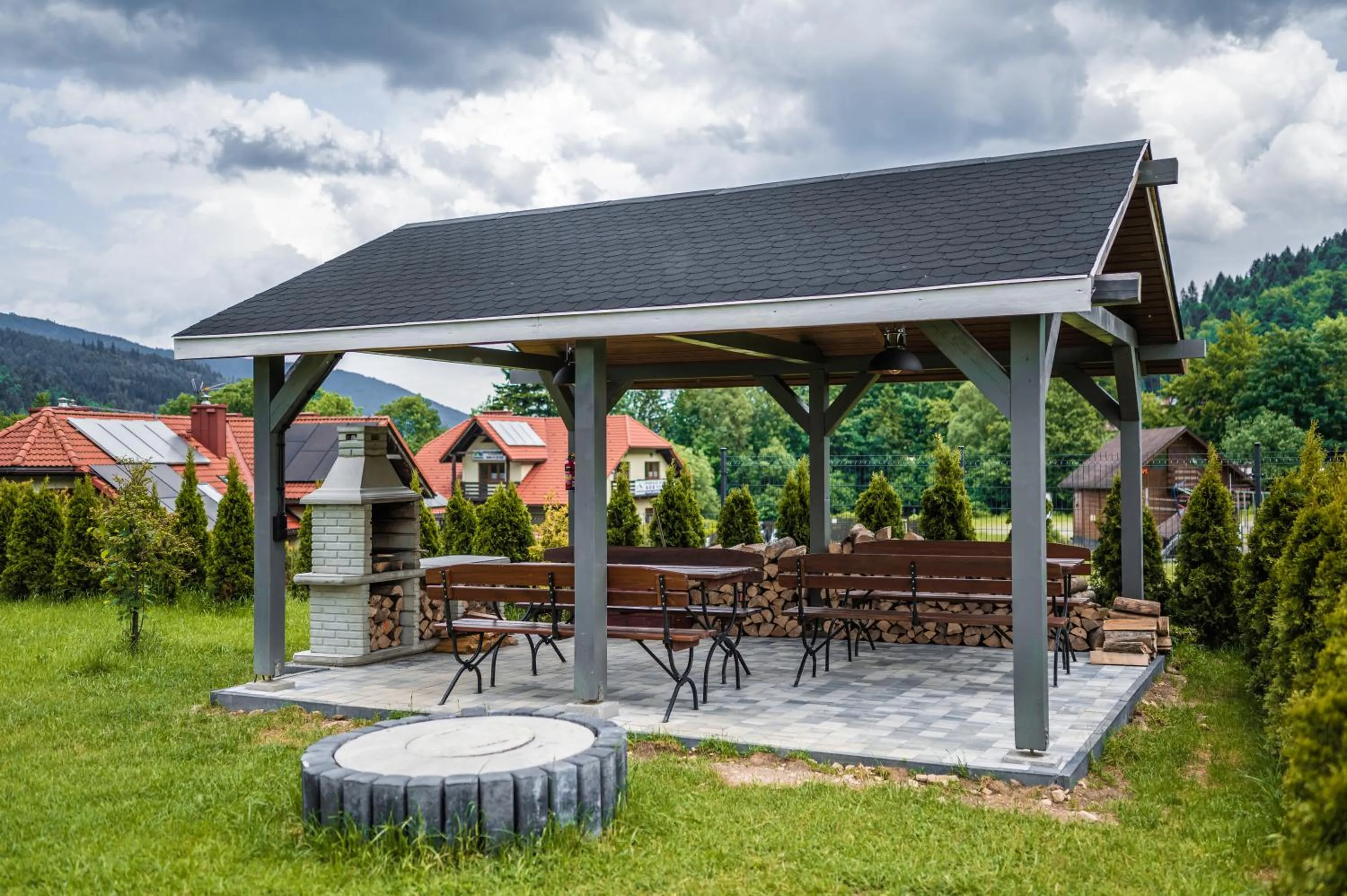 Nad Lipami - apartament z tarasem blisko stoku Sczyrk