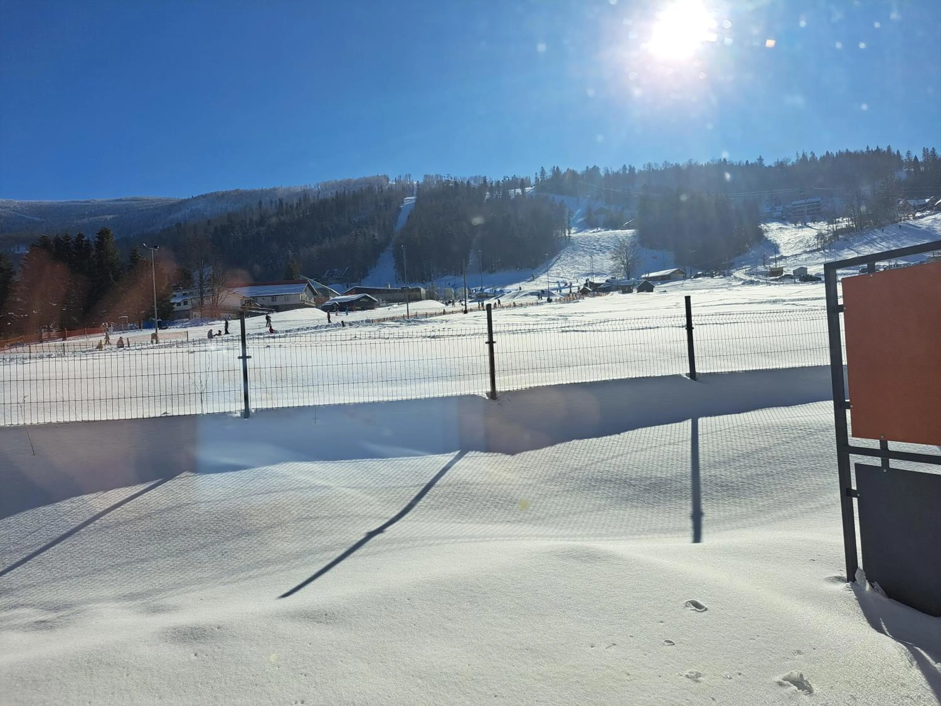 Mountain view in Nad Lipami - apartament z tarasem blisko stoku Sczyrk