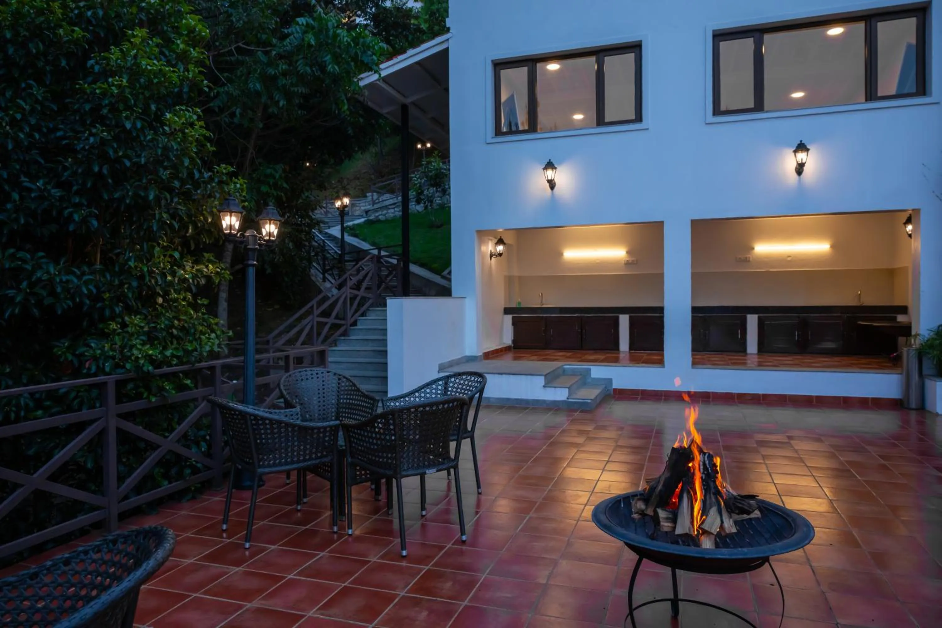 Balcony/Terrace in Dvara Luxury Resort Kodaikanal