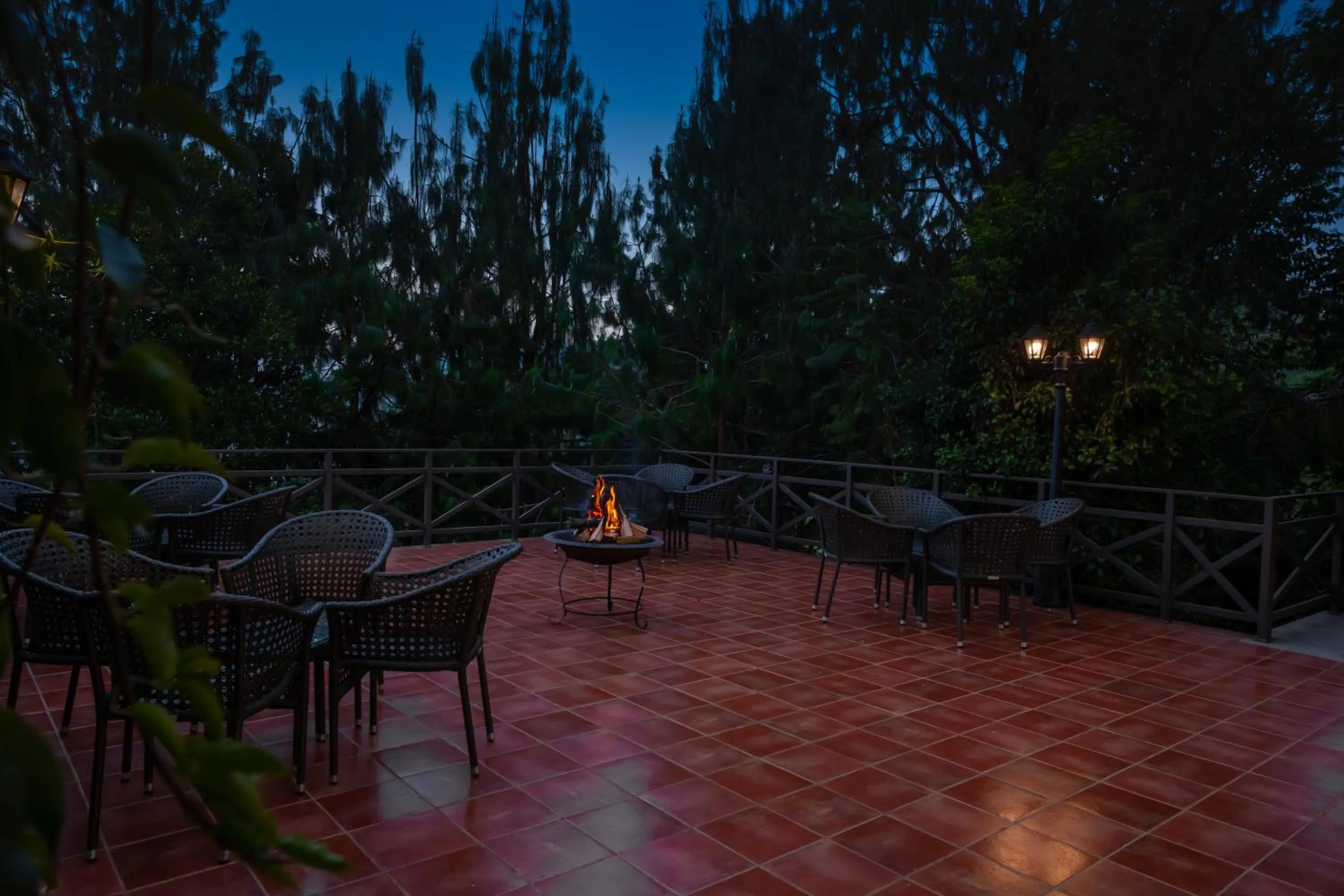 Balcony/Terrace in Dvara Luxury Resort Kodaikanal