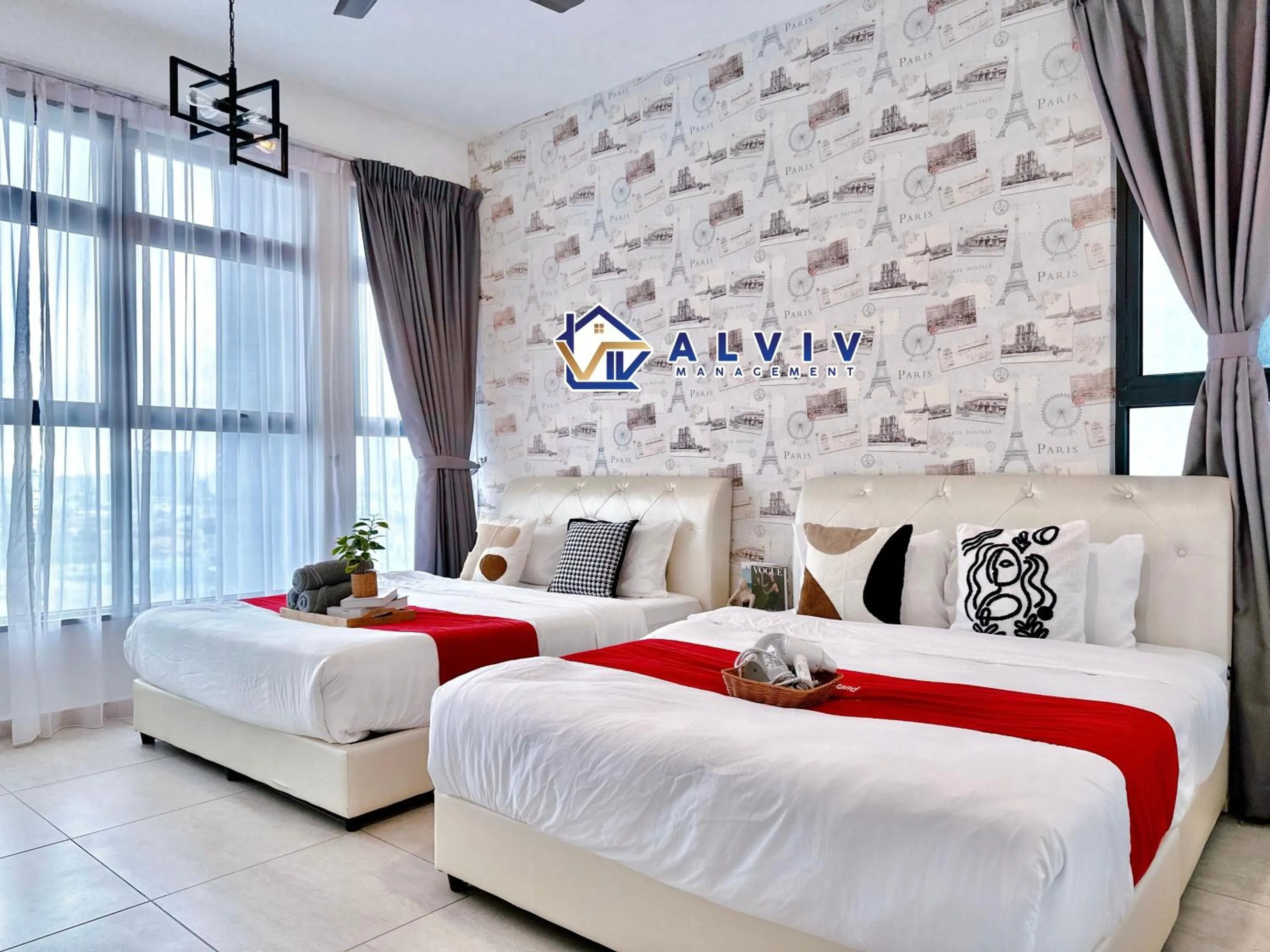 Bedroom, Bed in Atlantis Melaka I 5-10pax I 5min JonkerSt BY Alviv Management