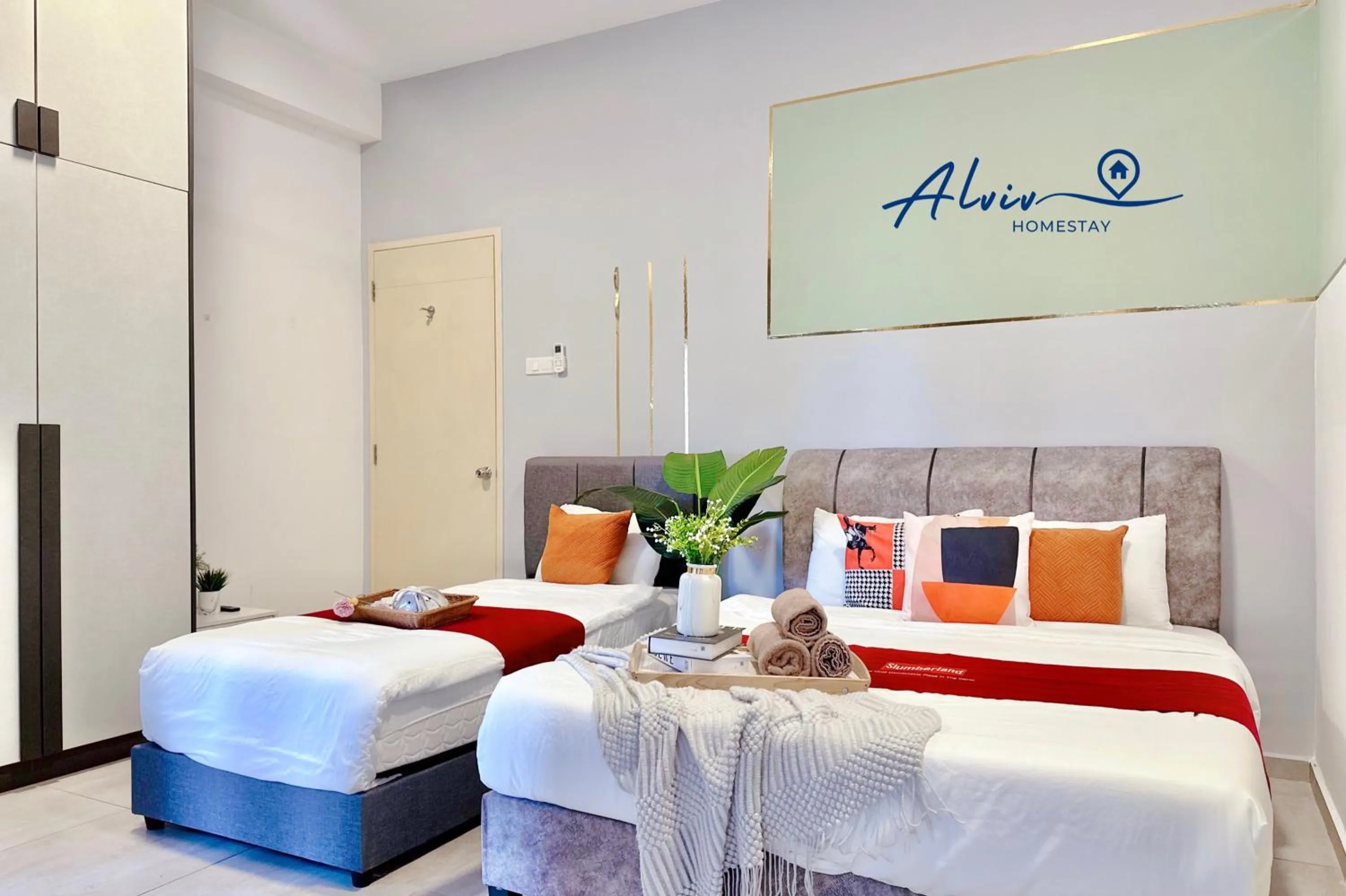 Bedroom, Bed in Atlantis Melaka I 5-10pax I 5min JonkerSt BY Alviv Management