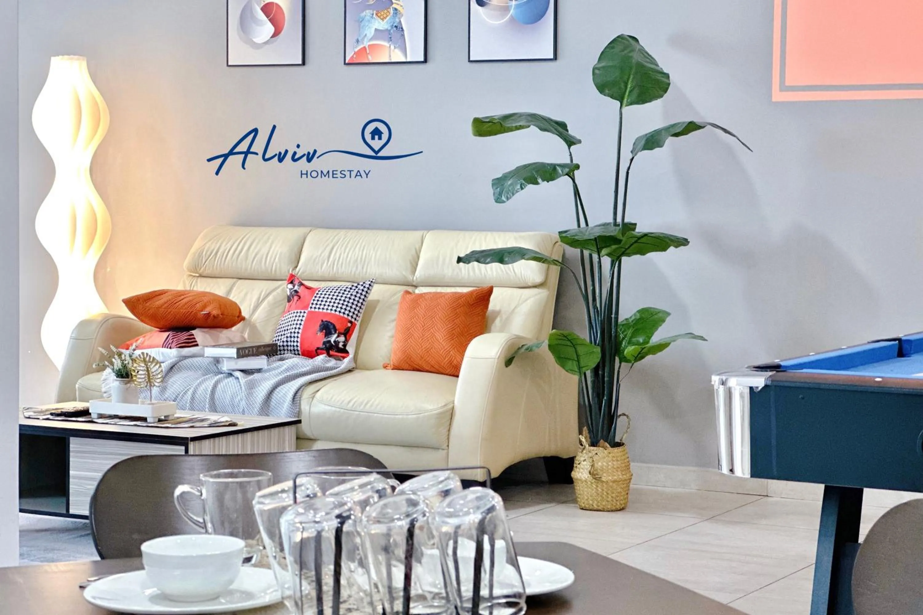Living room in Atlantis Melaka I 5-10pax I 5min JonkerSt BY Alviv Management