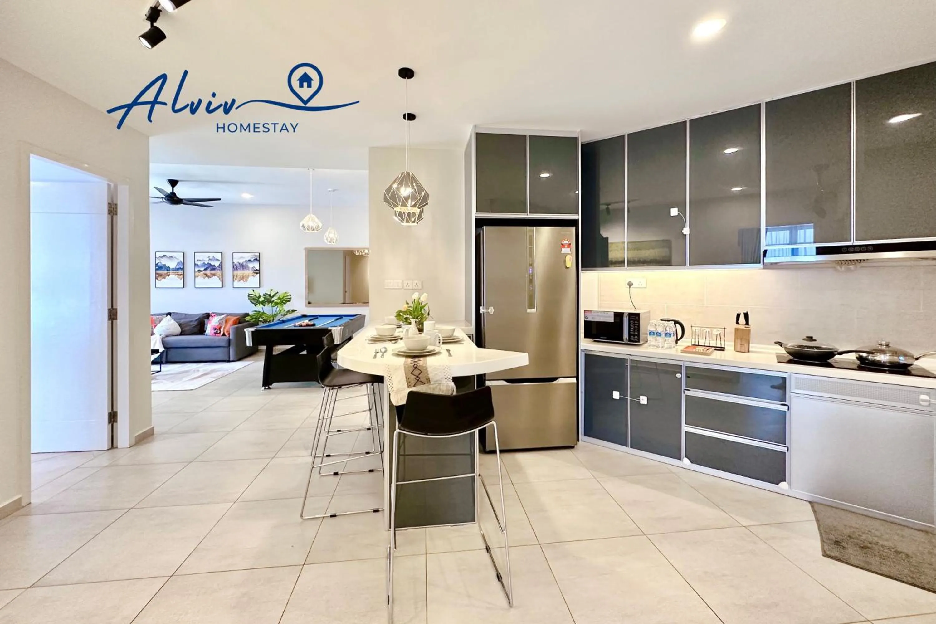 Kitchen or kitchenette in Atlantis Melaka I 5-10pax I 5min JonkerSt BY Alviv Management