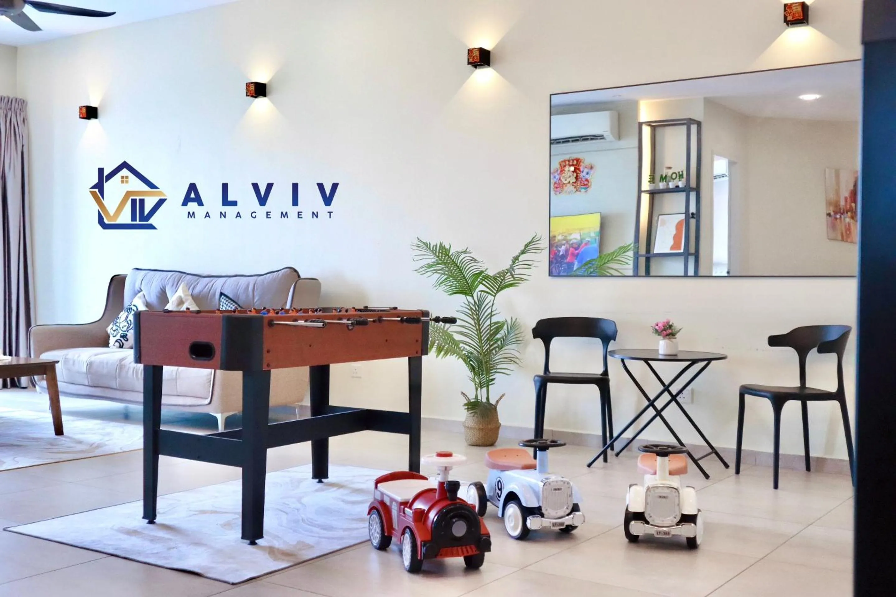Living room in Atlantis Melaka I 5-10pax I 5min JonkerSt BY Alviv Management