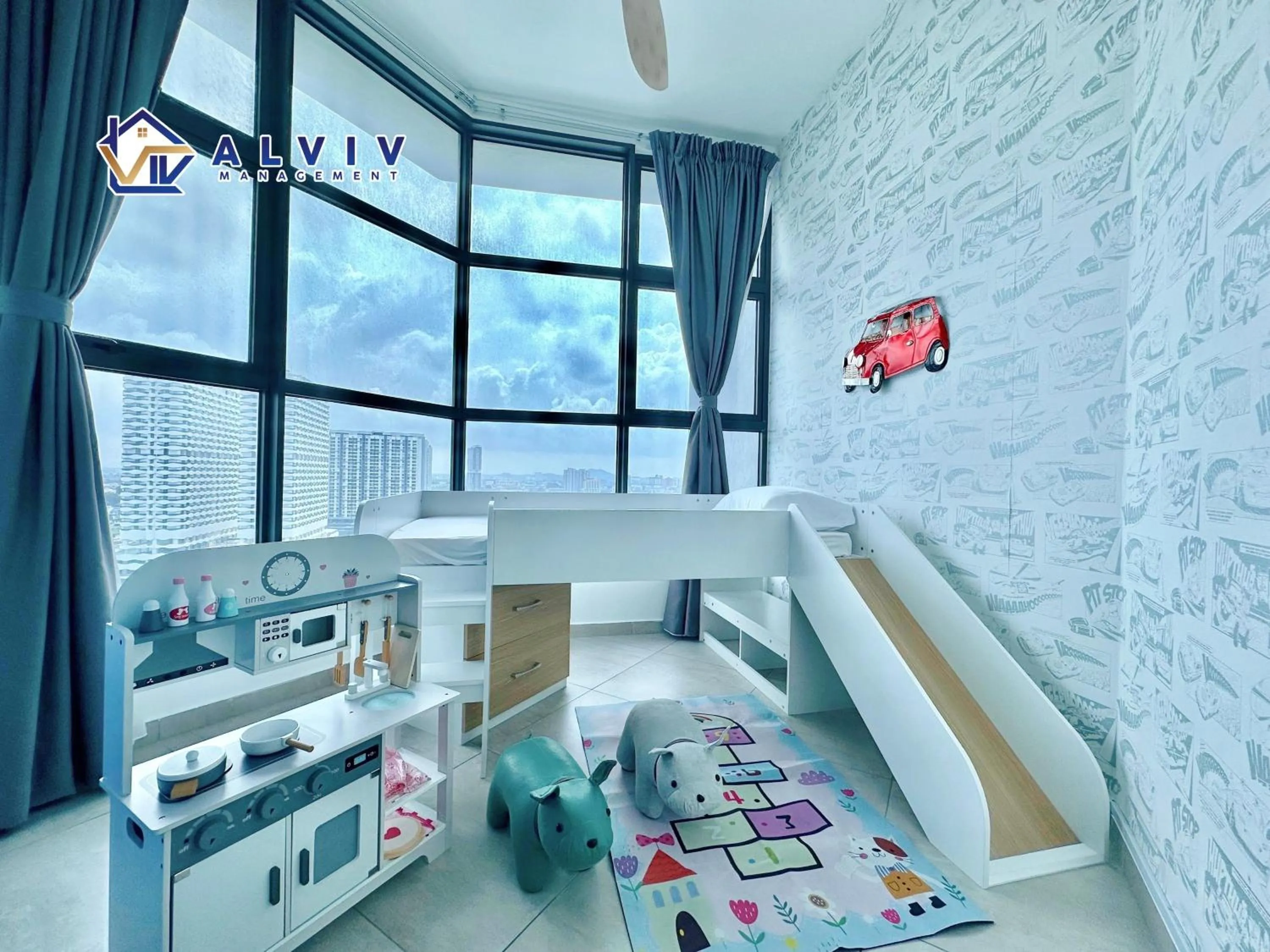 Bedroom, Bed in Atlantis Melaka I 5-10pax I 5min JonkerSt BY Alviv Management