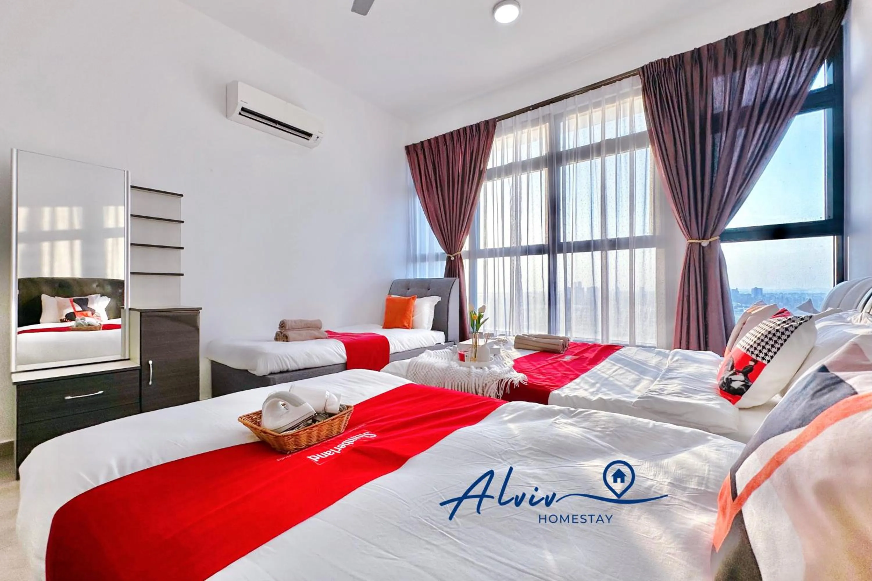 Bed in Atlantis Melaka I 5-10pax I 5min JonkerSt BY Alviv Management
