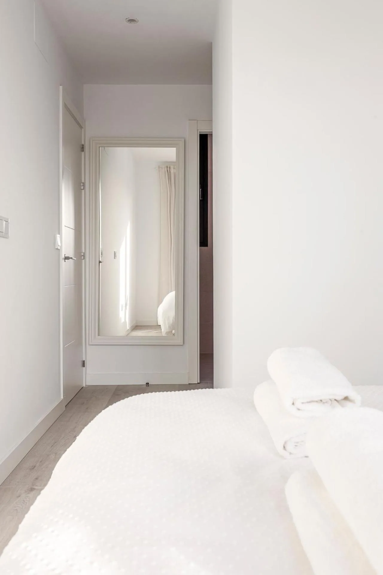 Bed in Uxama Sevilla Luxury Penthouse en Triana - Terraza y parking privados - piscina