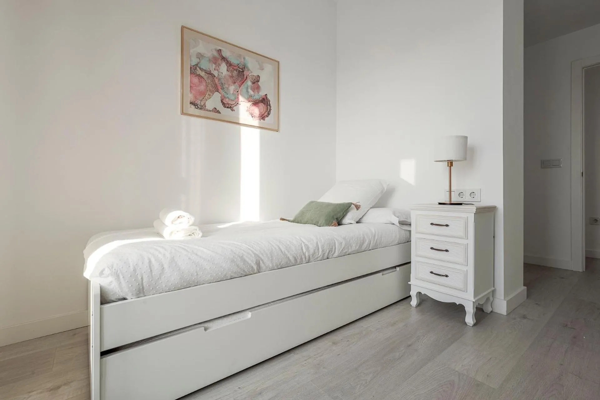 Bed in Uxama Sevilla Luxury Penthouse en Triana - Terraza y parking privados - piscina