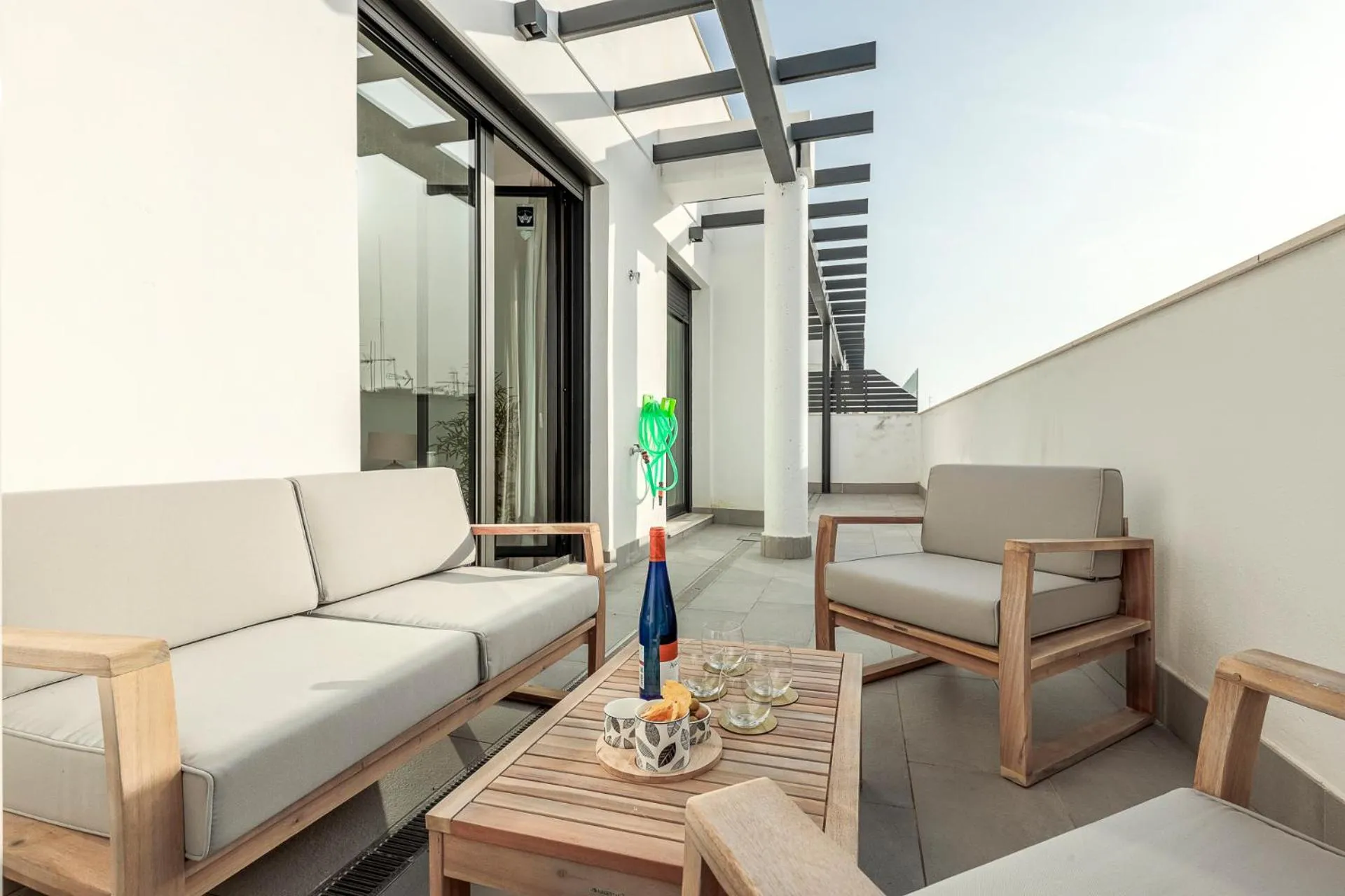Patio in Uxama Sevilla Luxury Penthouse en Triana - Terraza y parking privados - piscina