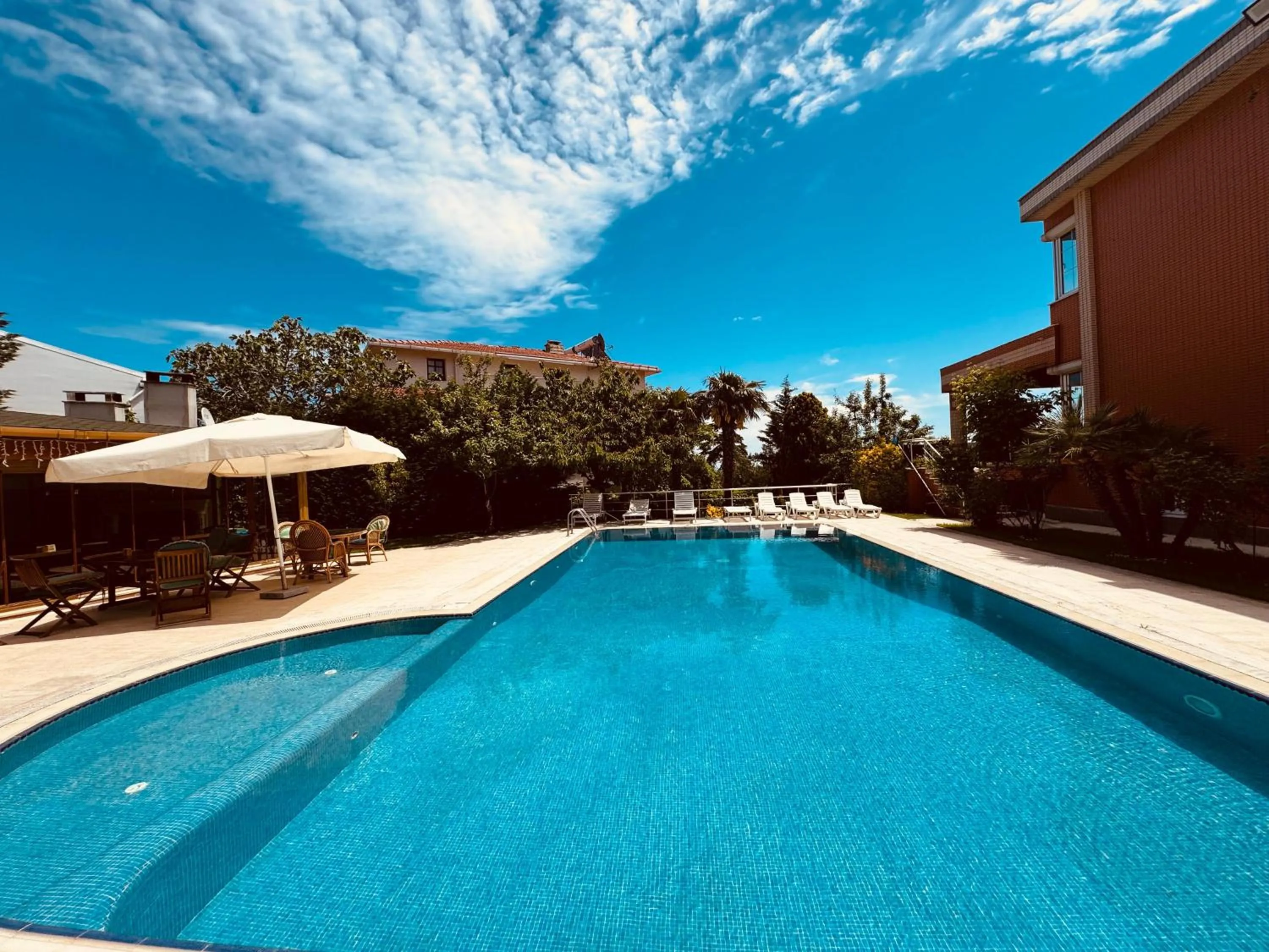 Patio in Istanbul Airport Treekos Suite Hotel