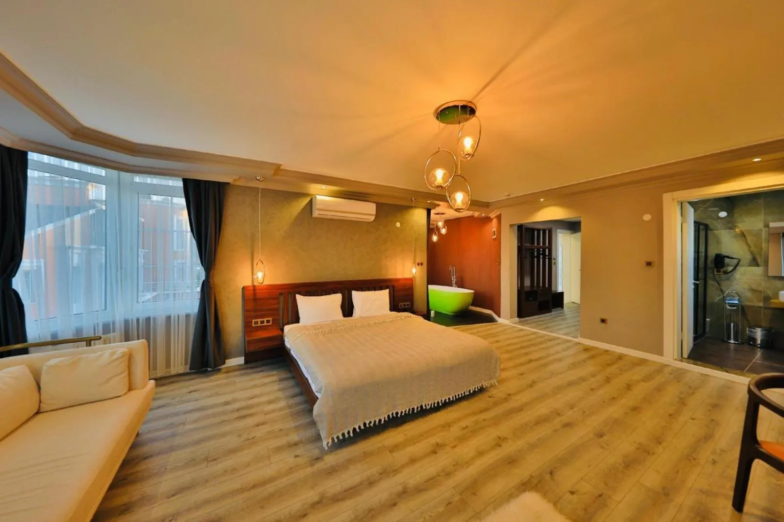 Bed in Istanbul Airport Treekos Suite Hotel