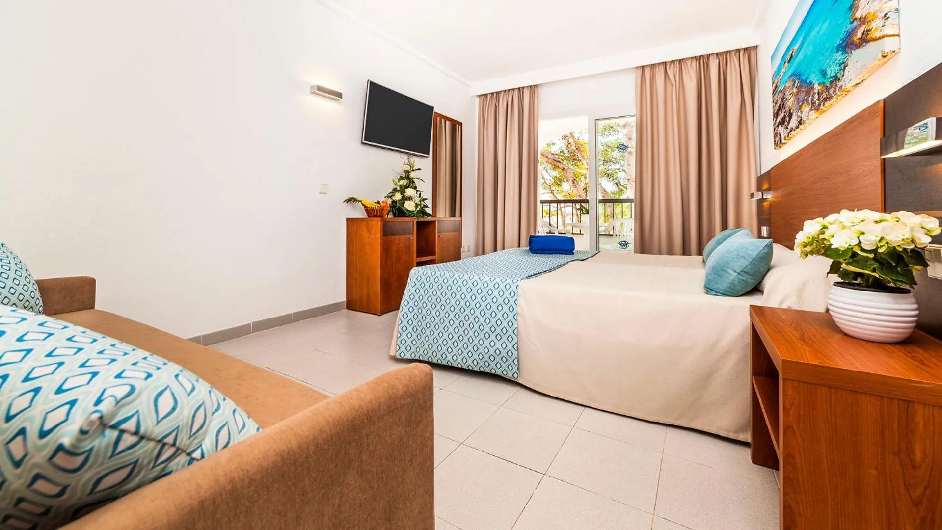 Bed in Globales Bouganvilla