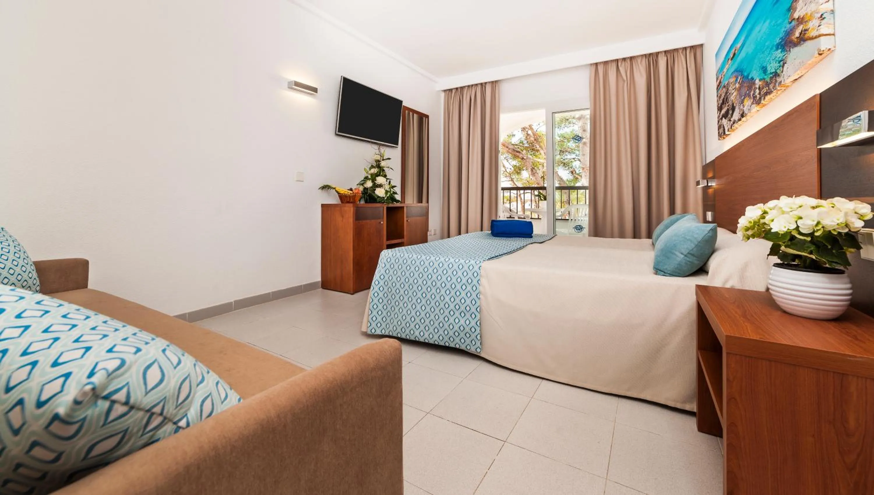 Bed in Globales Bouganvilla