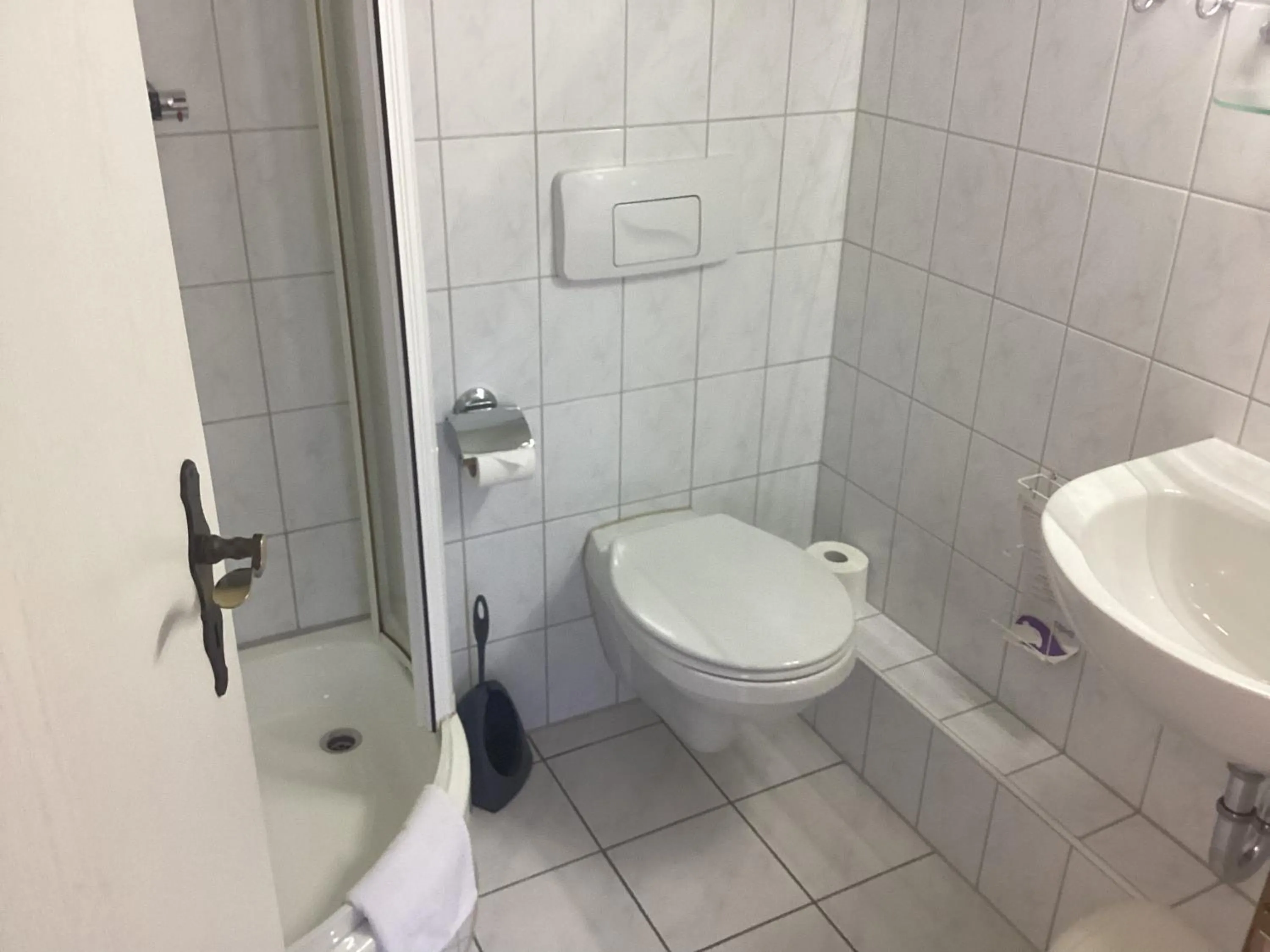 Shower in Hotel Eintracht