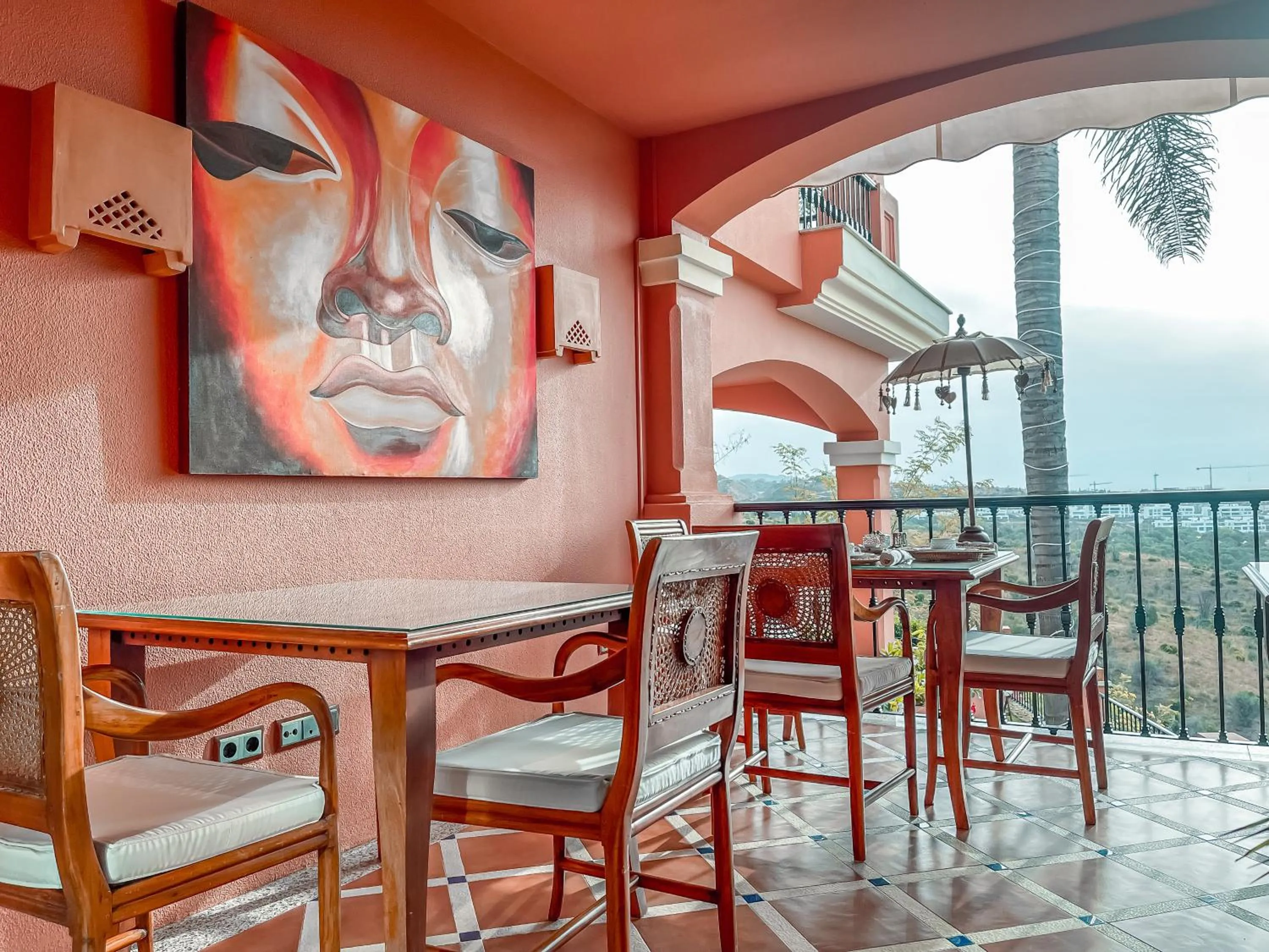 Balcony/Terrace in The Marbella Heights Boutique Hotel