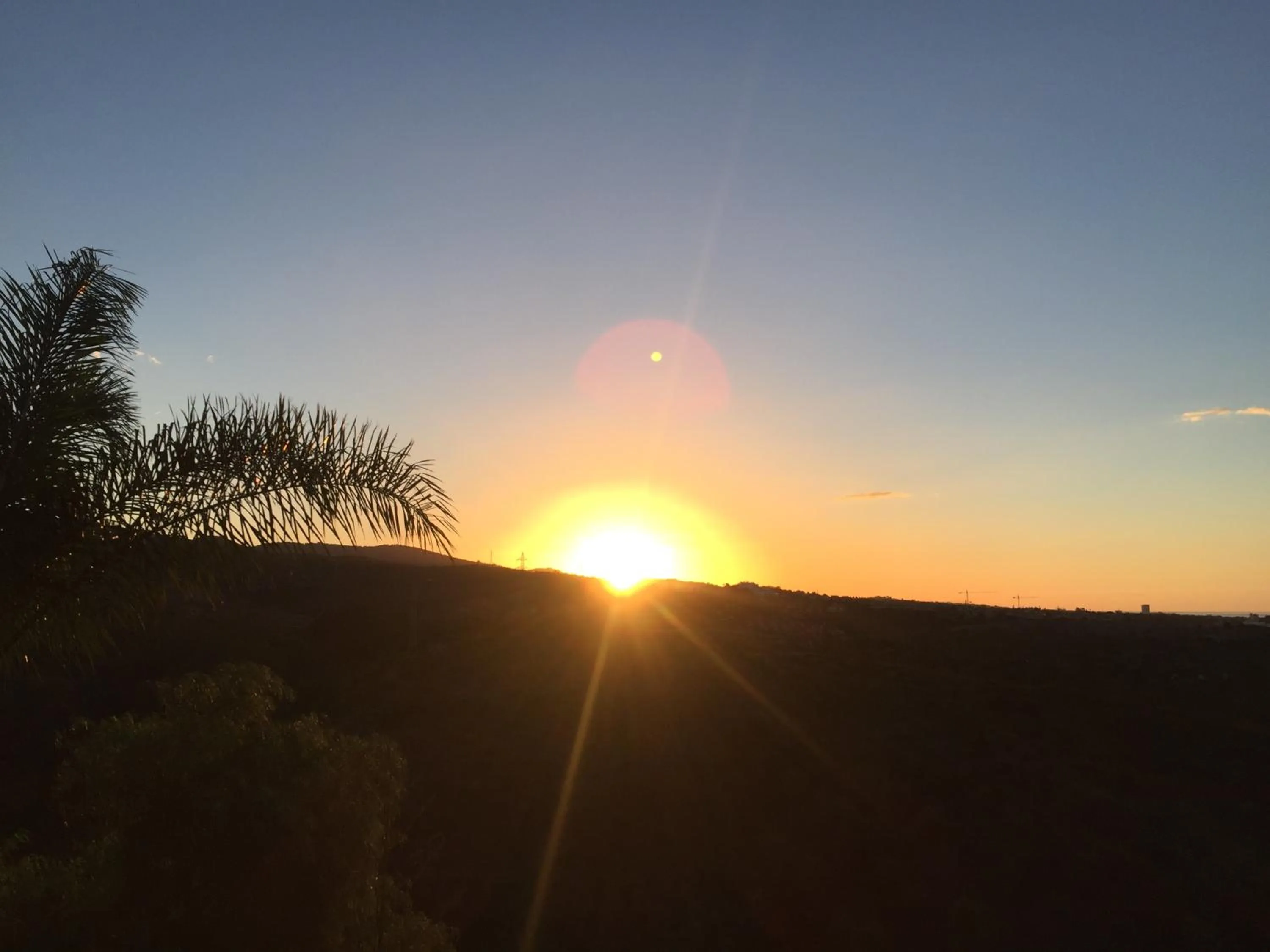 Sunrise in The Marbella Heights Boutique Hotel