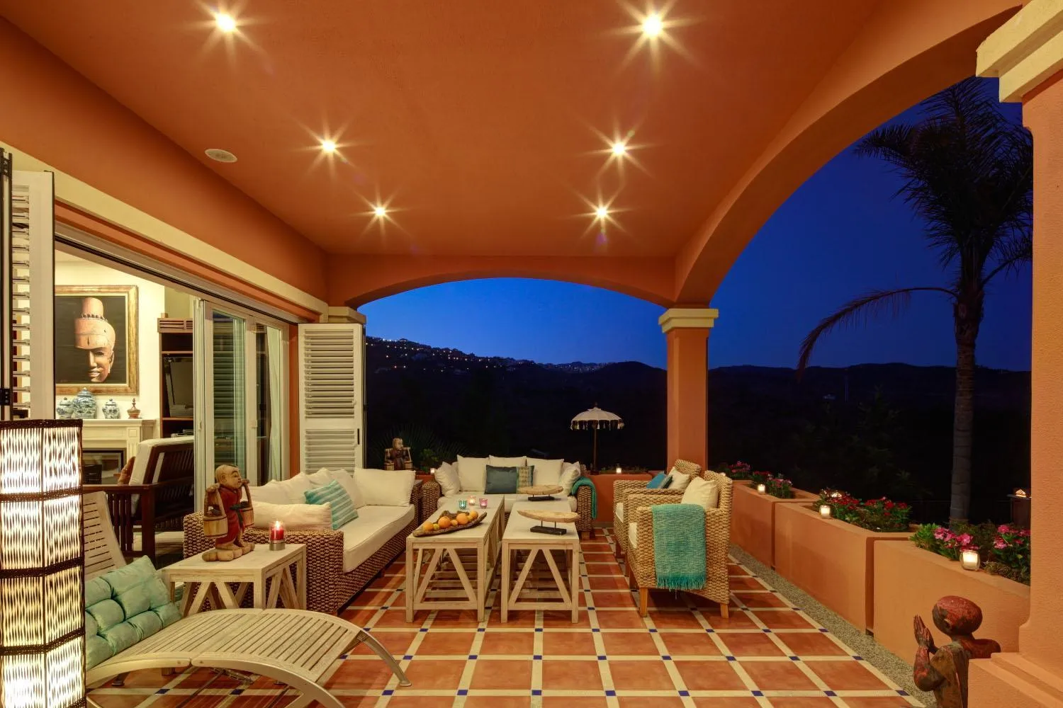 Night in The Marbella Heights Boutique Hotel