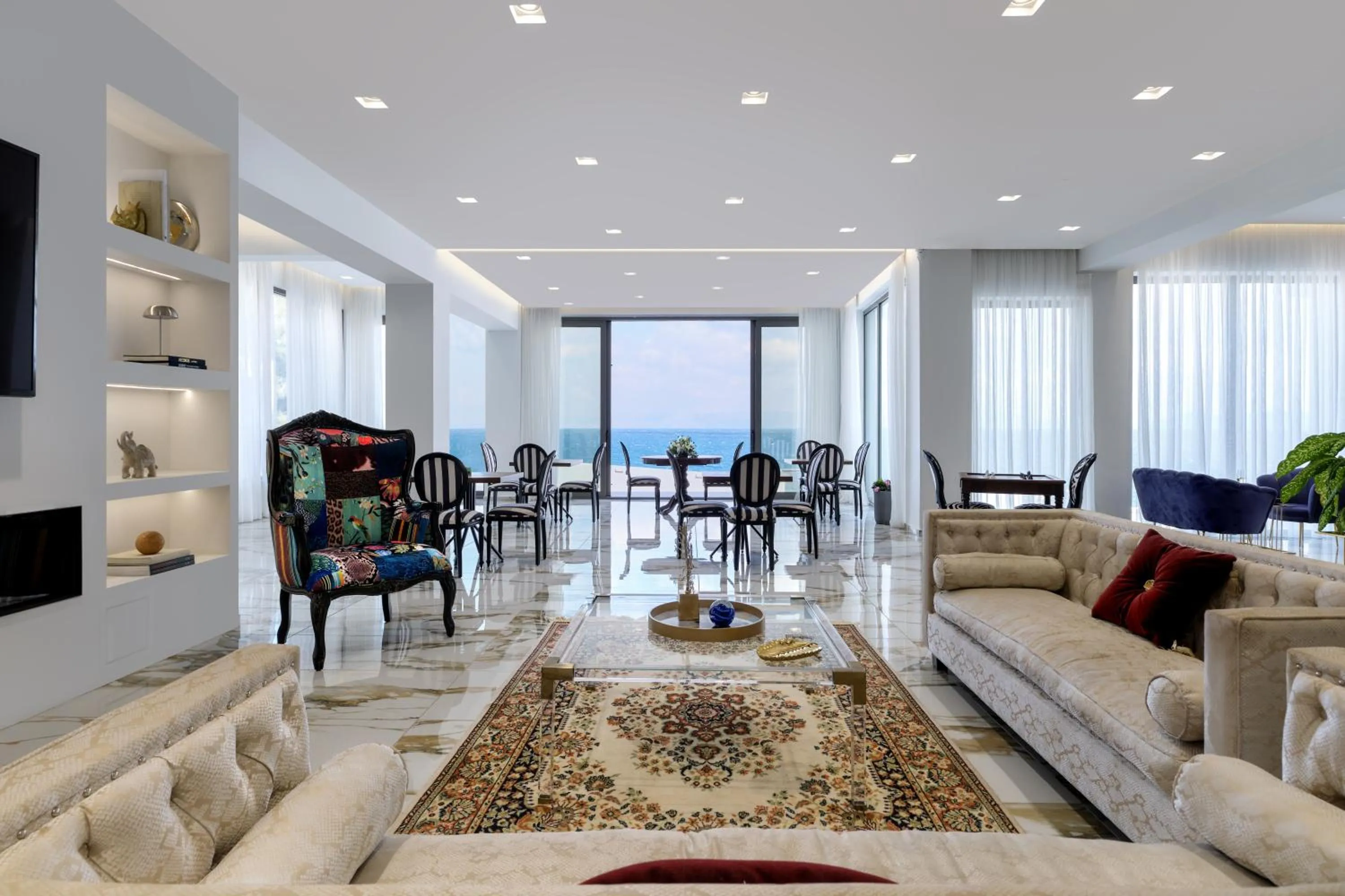 Living room in Mythical Coast Wellness Retreat