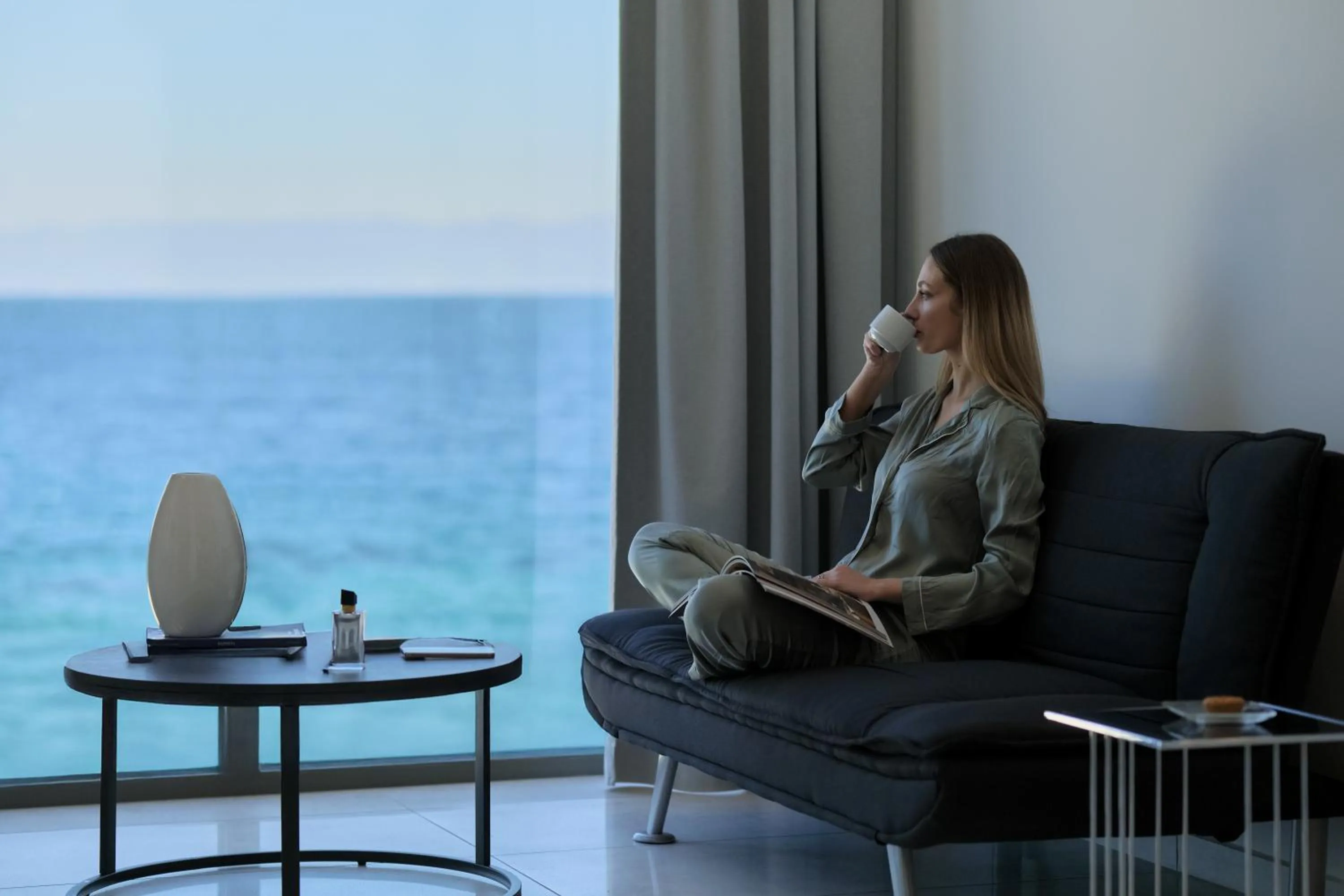 Living room in Mythical Coast Wellness Retreat