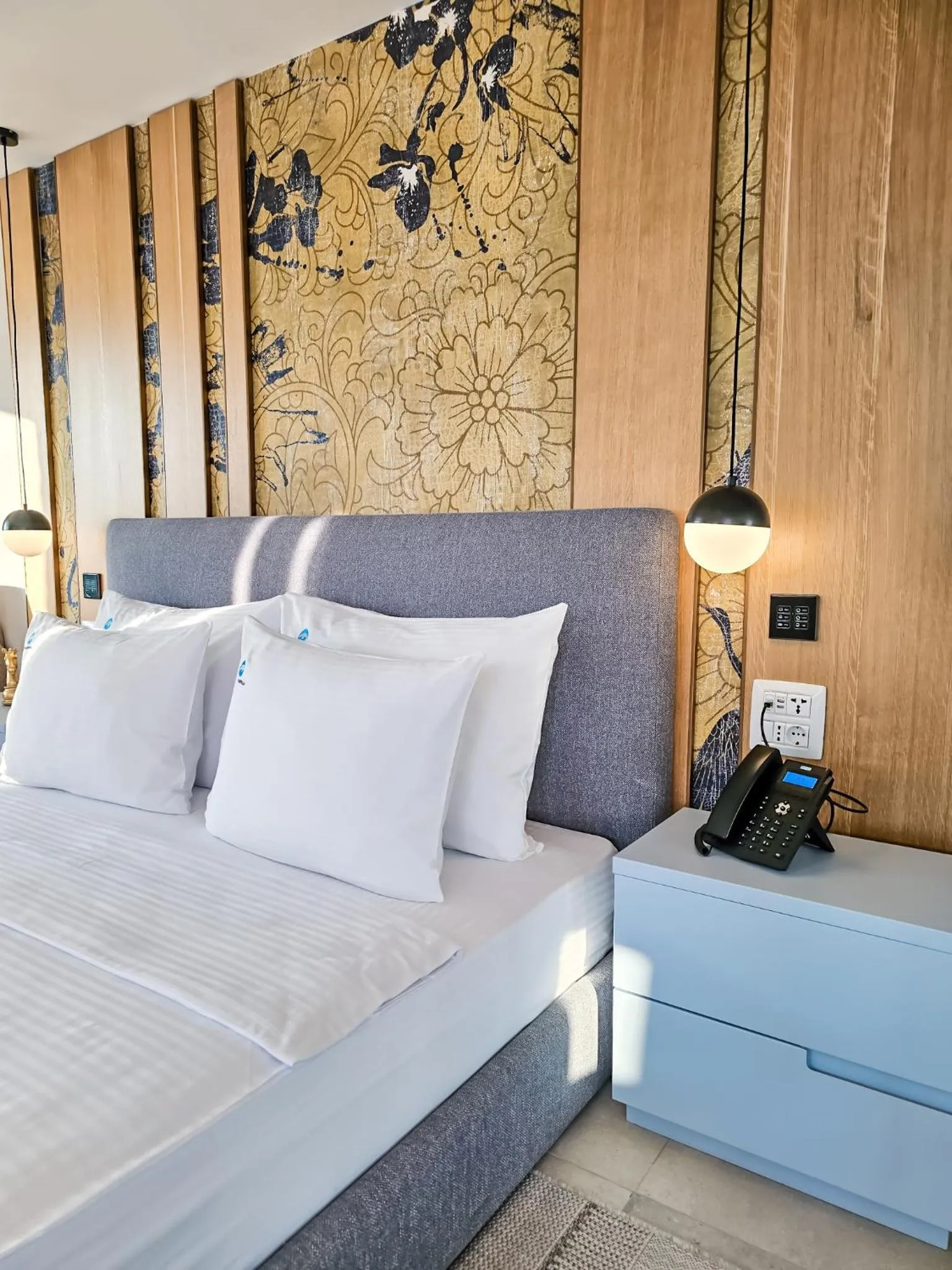 Bed in The New Hotel Mediteran - VILLA Edition