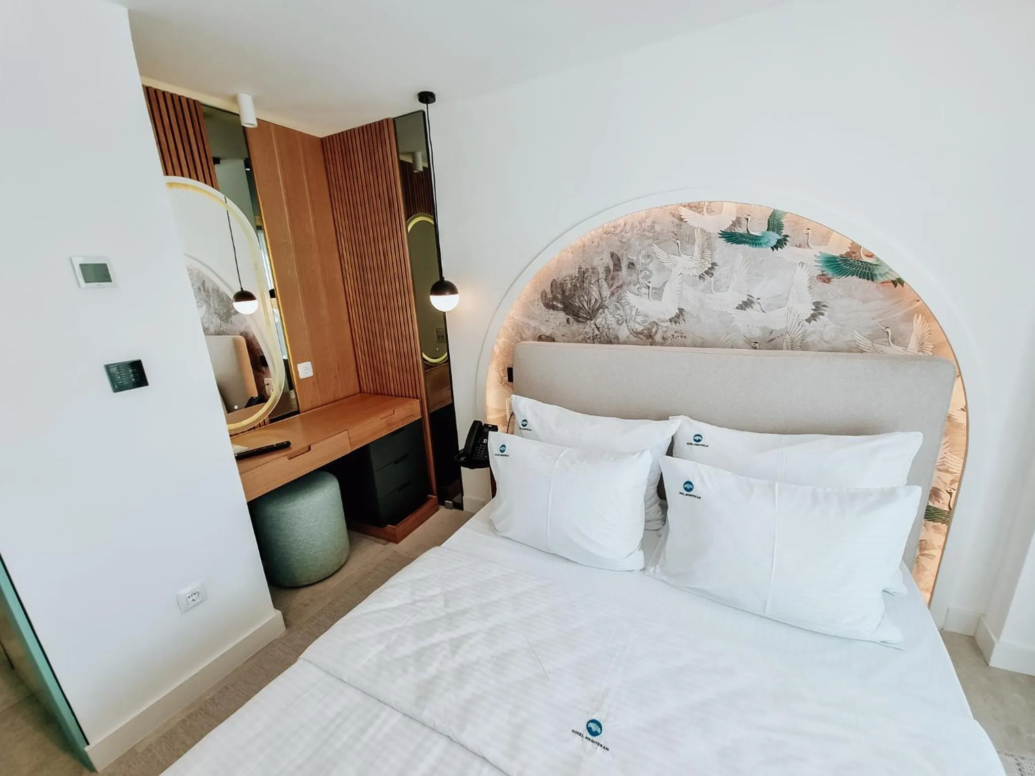 Bed in The New Hotel Mediteran - VILLA Edition