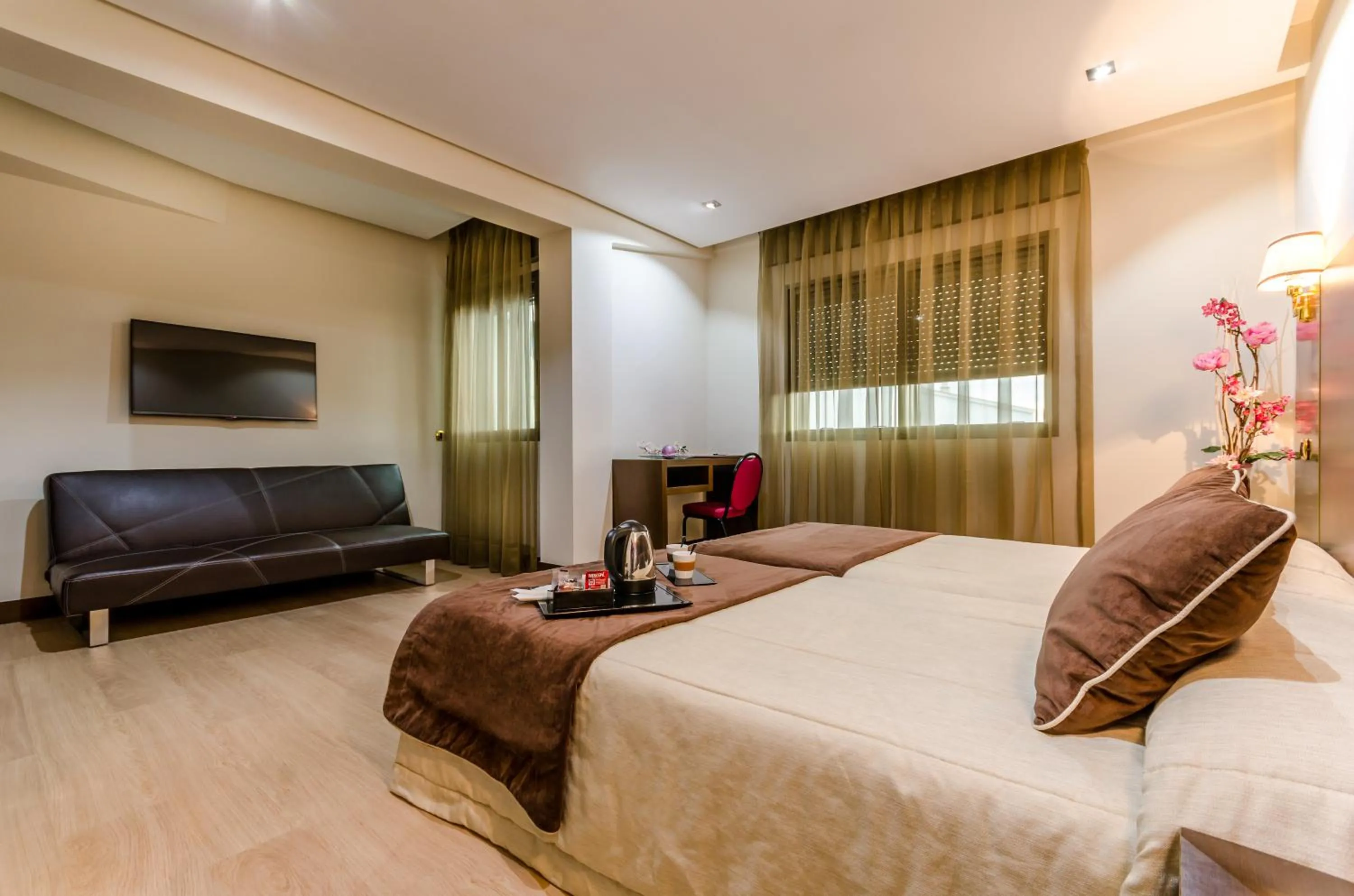 Bed in Hotel Princess