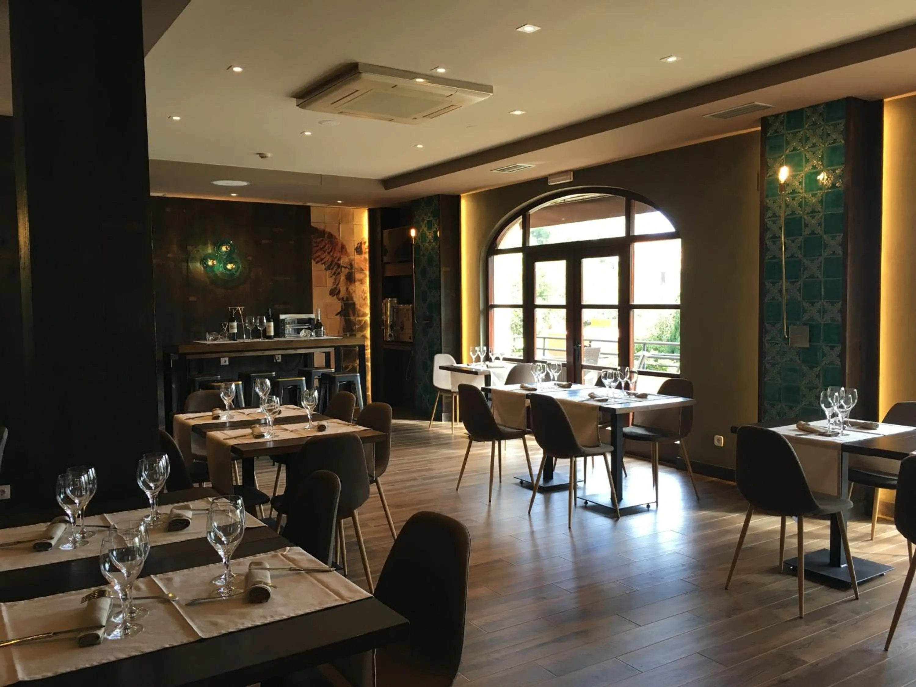 Dining area in Hotel Comillas