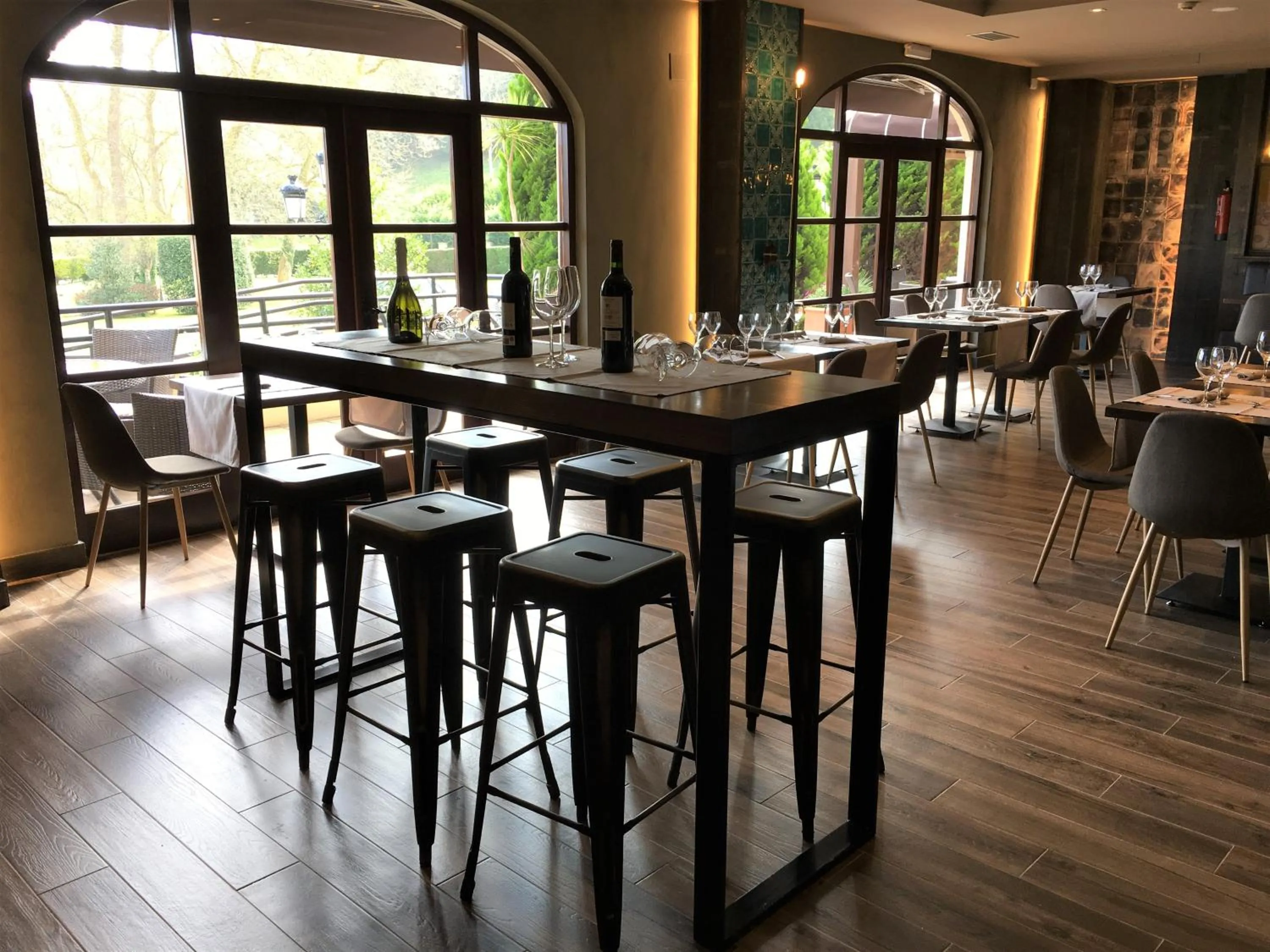 Dining area in Hotel Comillas