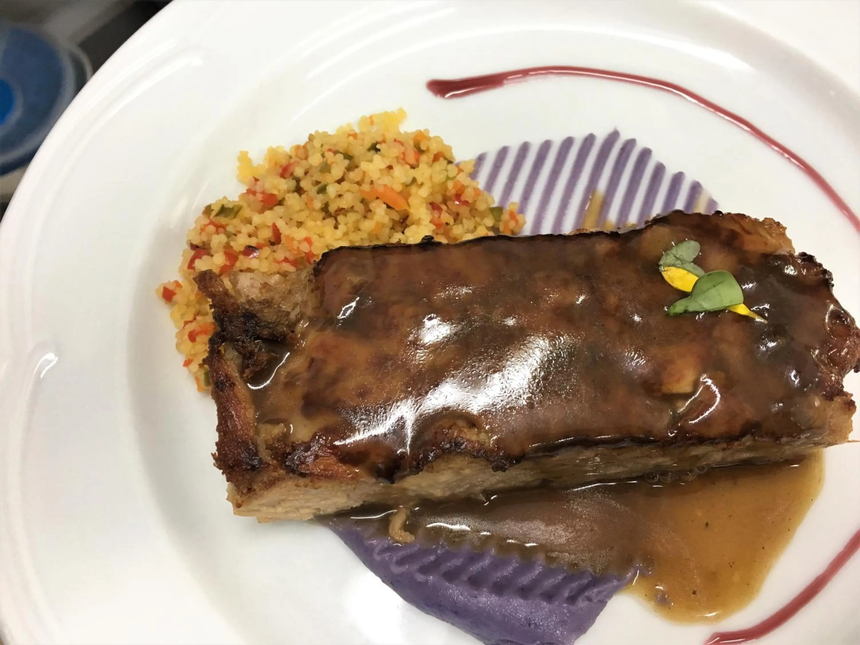 Food close-up in Hotel Comillas