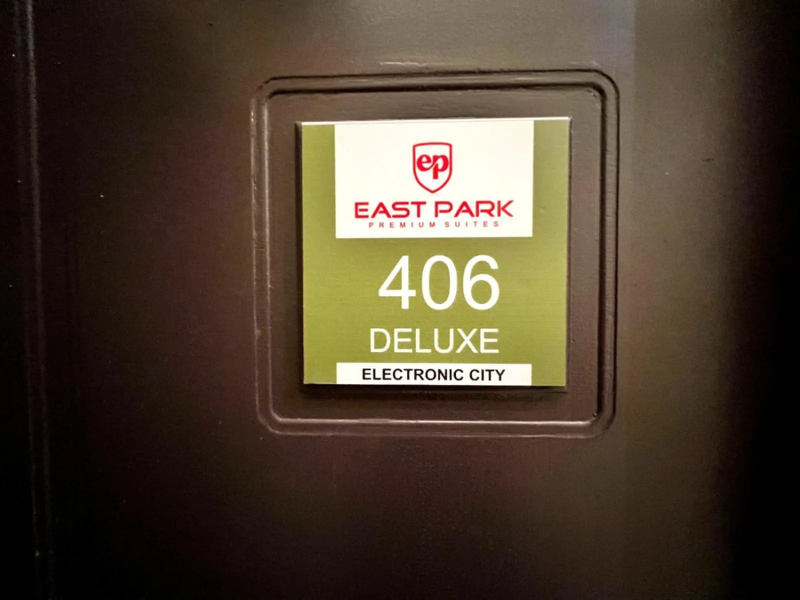 Logo/Certificate/Sign in Hotel East park Electronic City