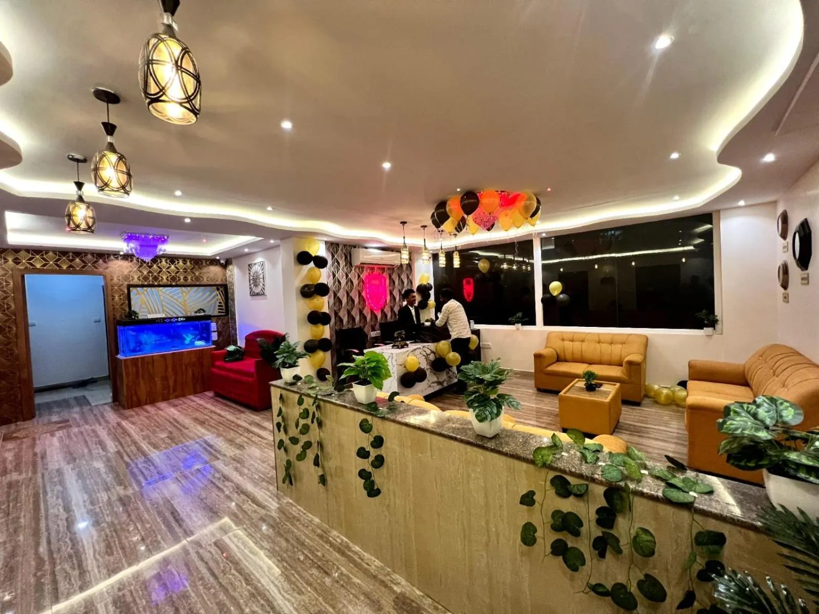 Living room in Hotel East park Electronic City