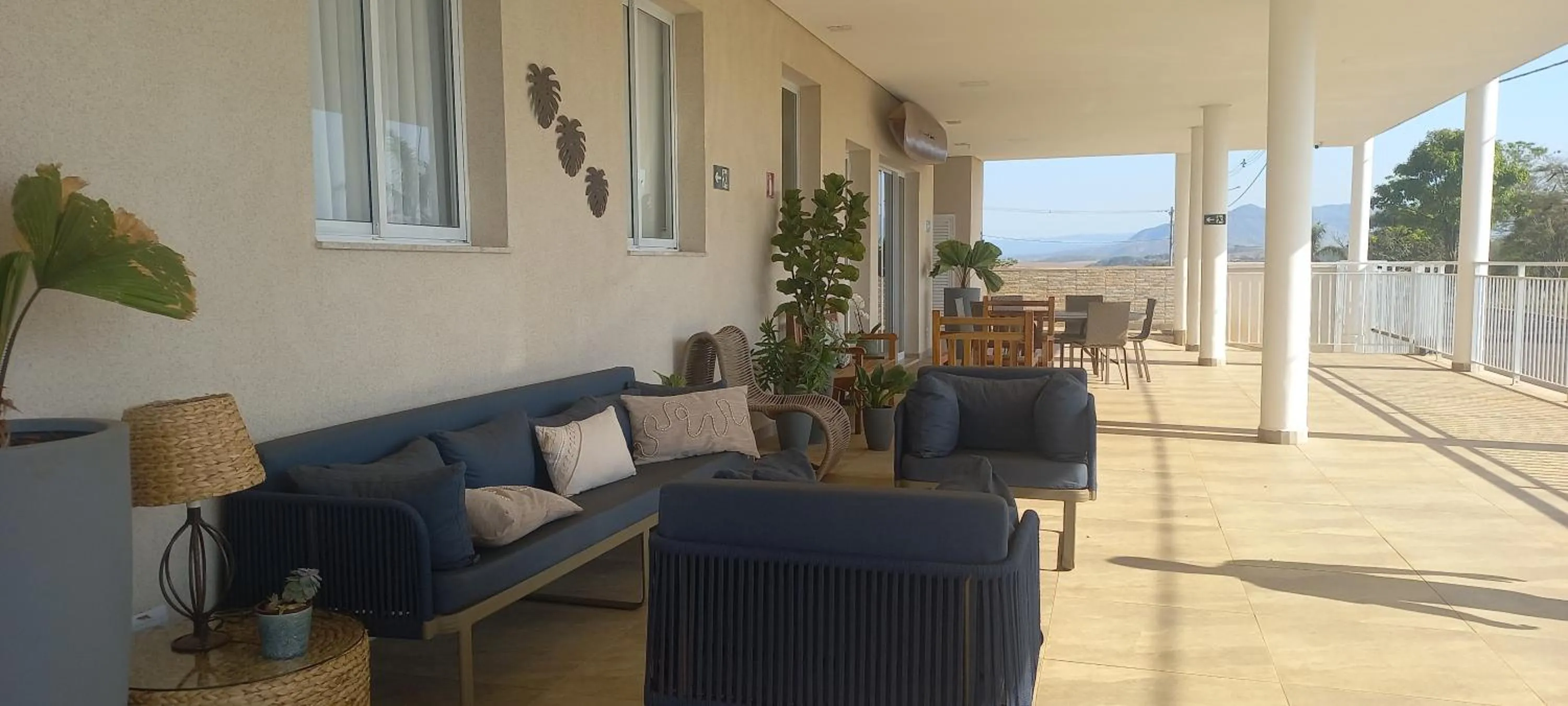 Seating area in Pousada Vila Craton Canastra