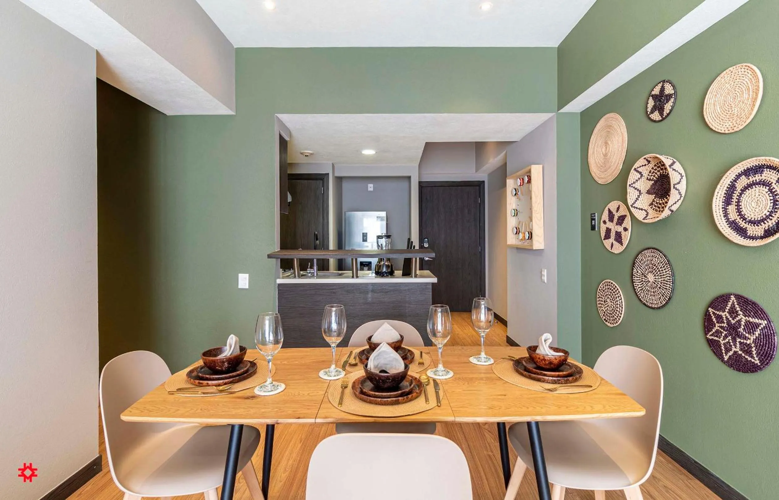 Kitchen or kitchenette in Casa Vive Grand by Kukun