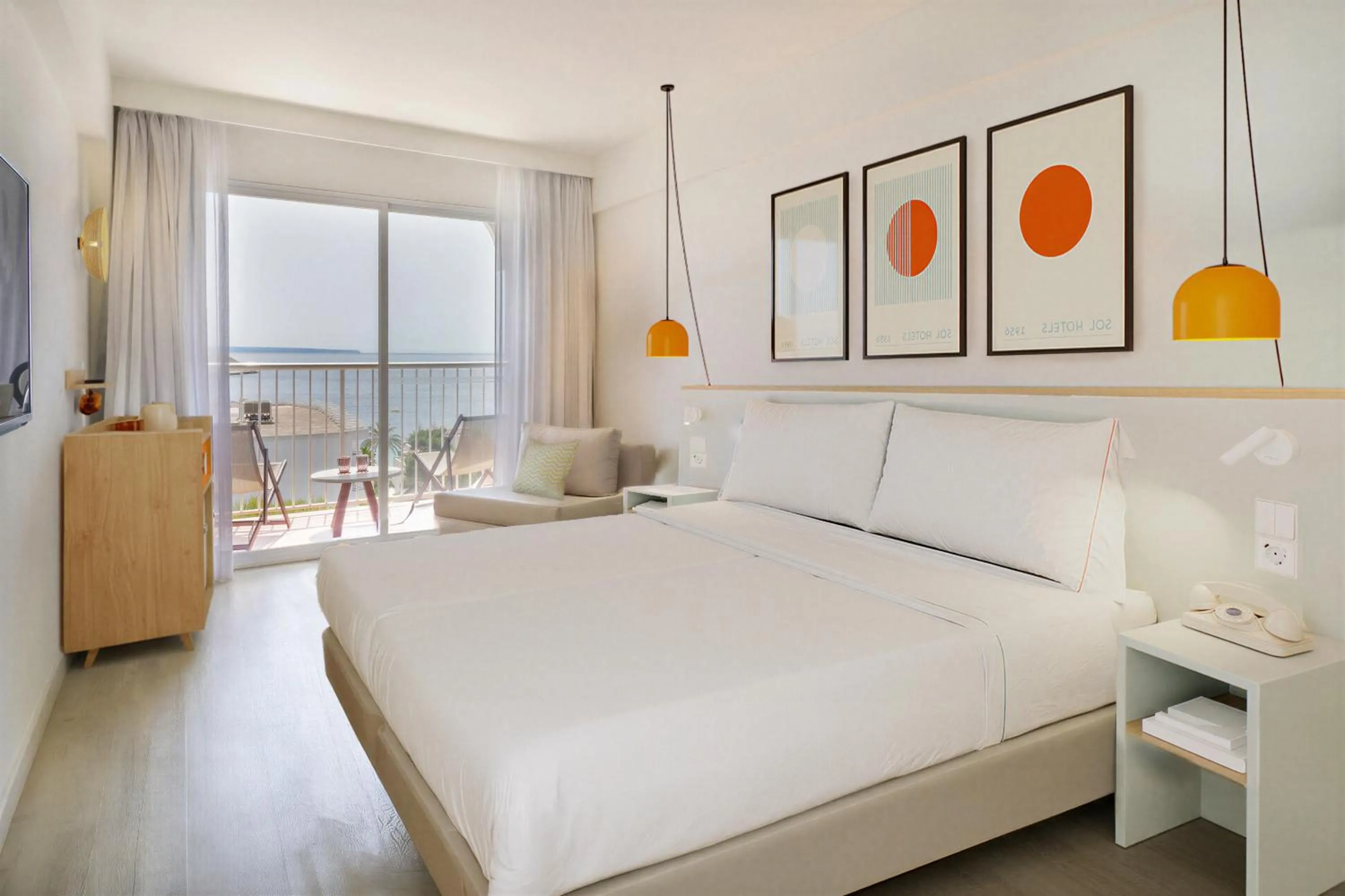 Bed in Sol House Mallorca