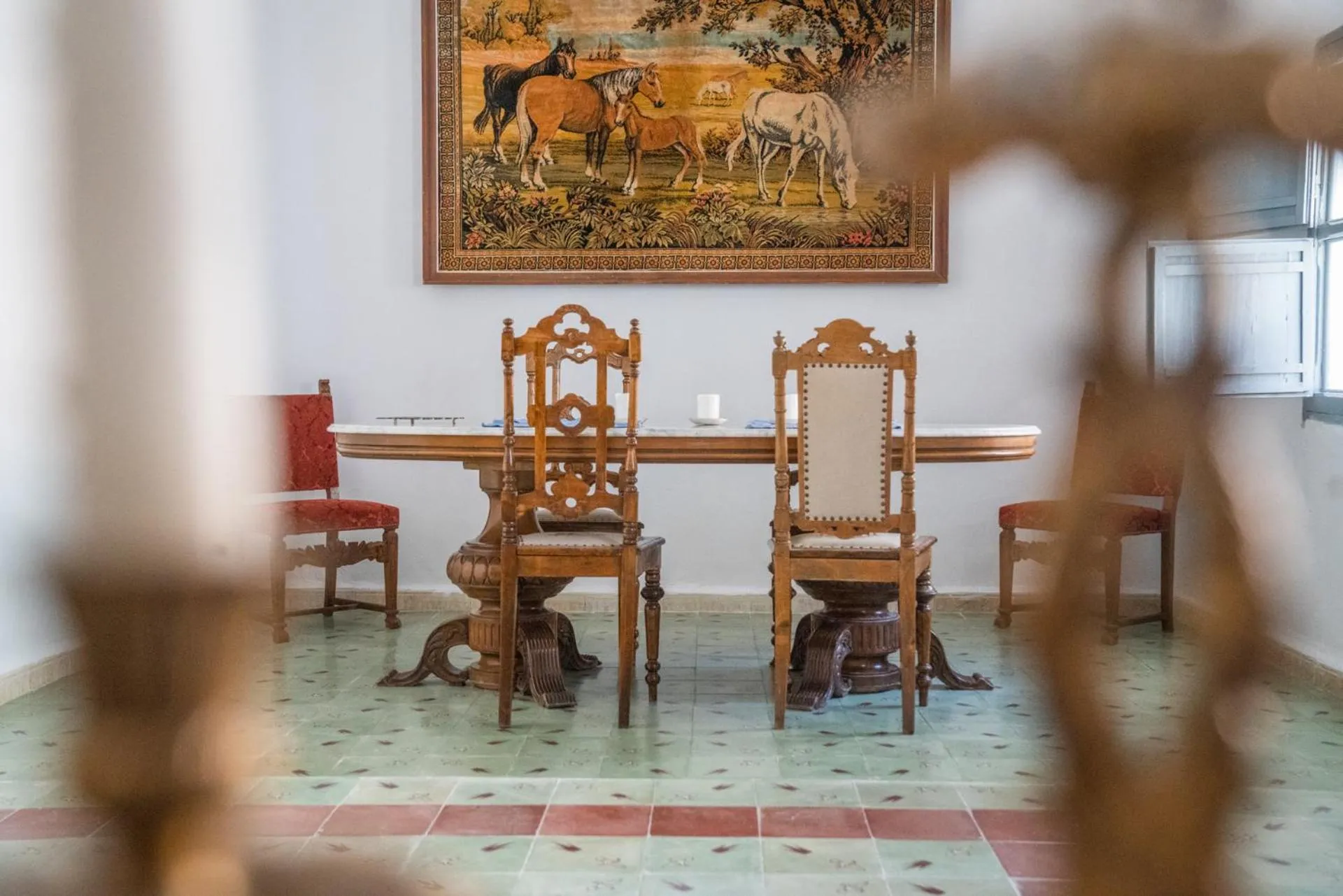 Communal lounge/ TV room in 7 Pisos Casa Rural de Pueblo