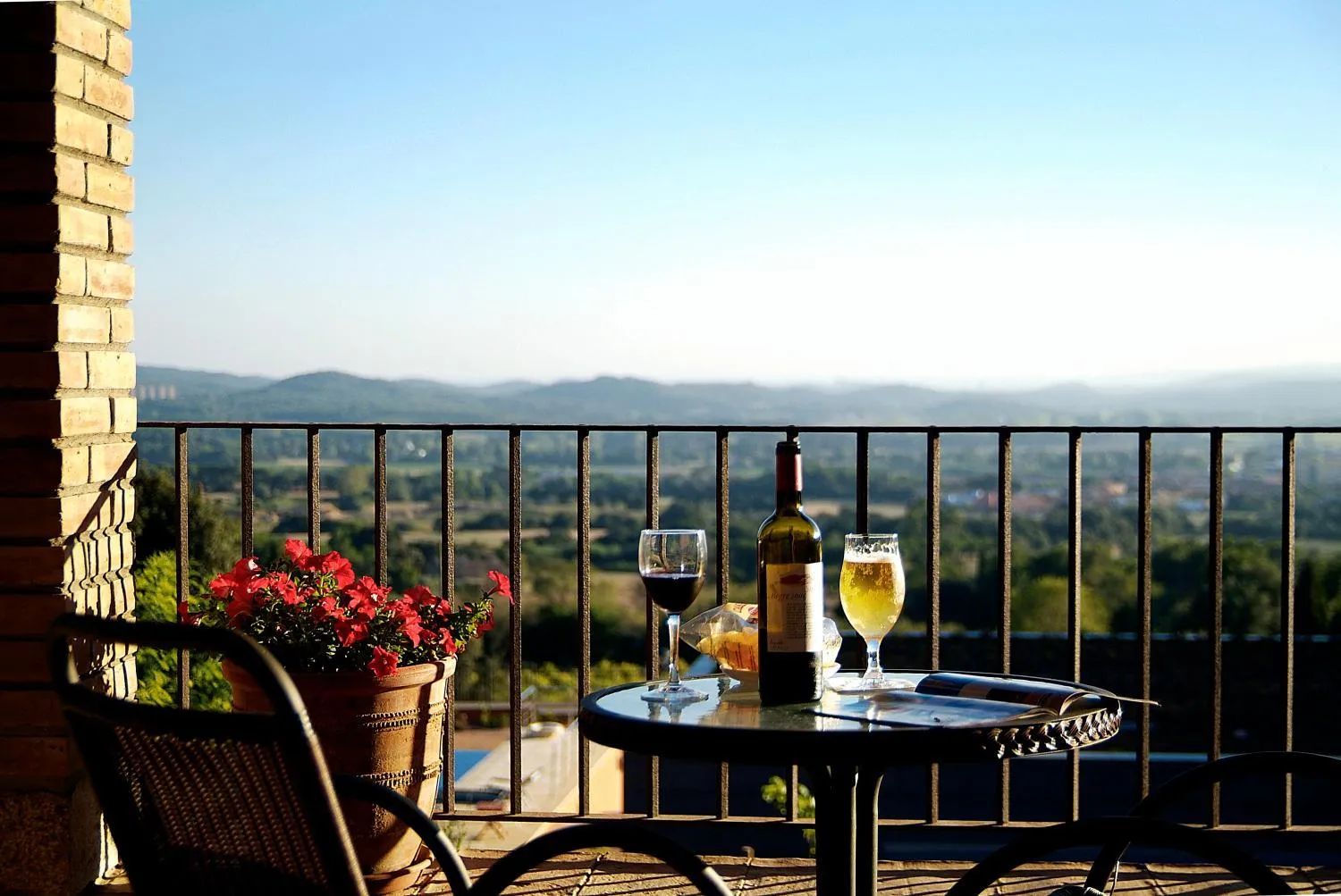 Balcony/Terrace in Mas Ses Vinyes - Adults Only