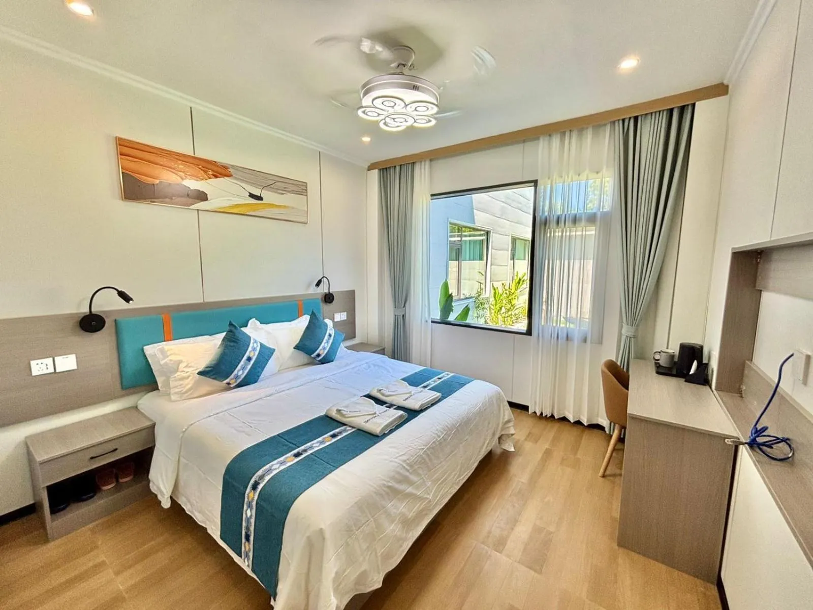 Bed in Siargao Seasky Resort