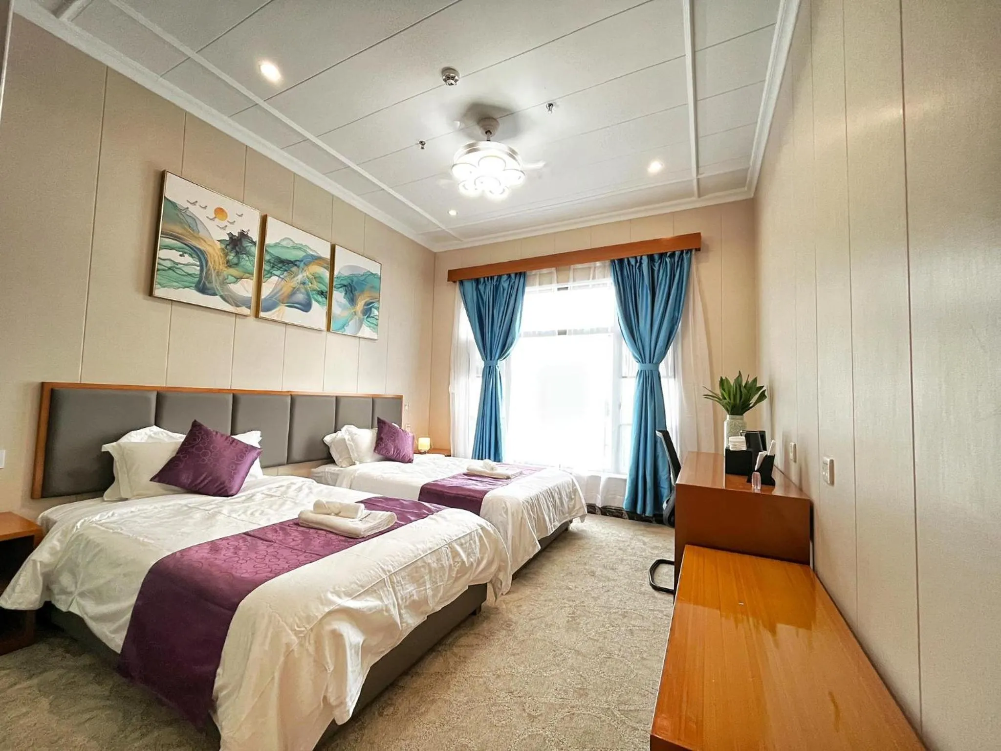 Bed in Siargao Seasky Resort